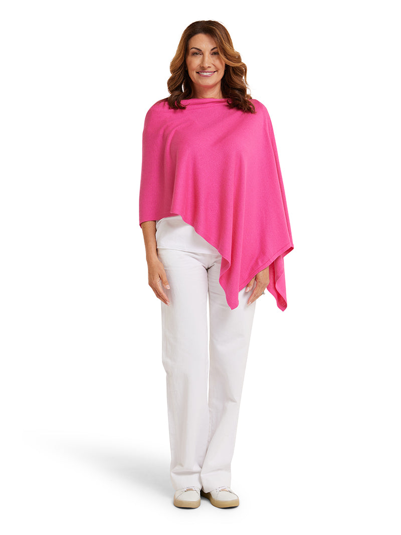 Malibu Pink Cotton Cashmere Topper