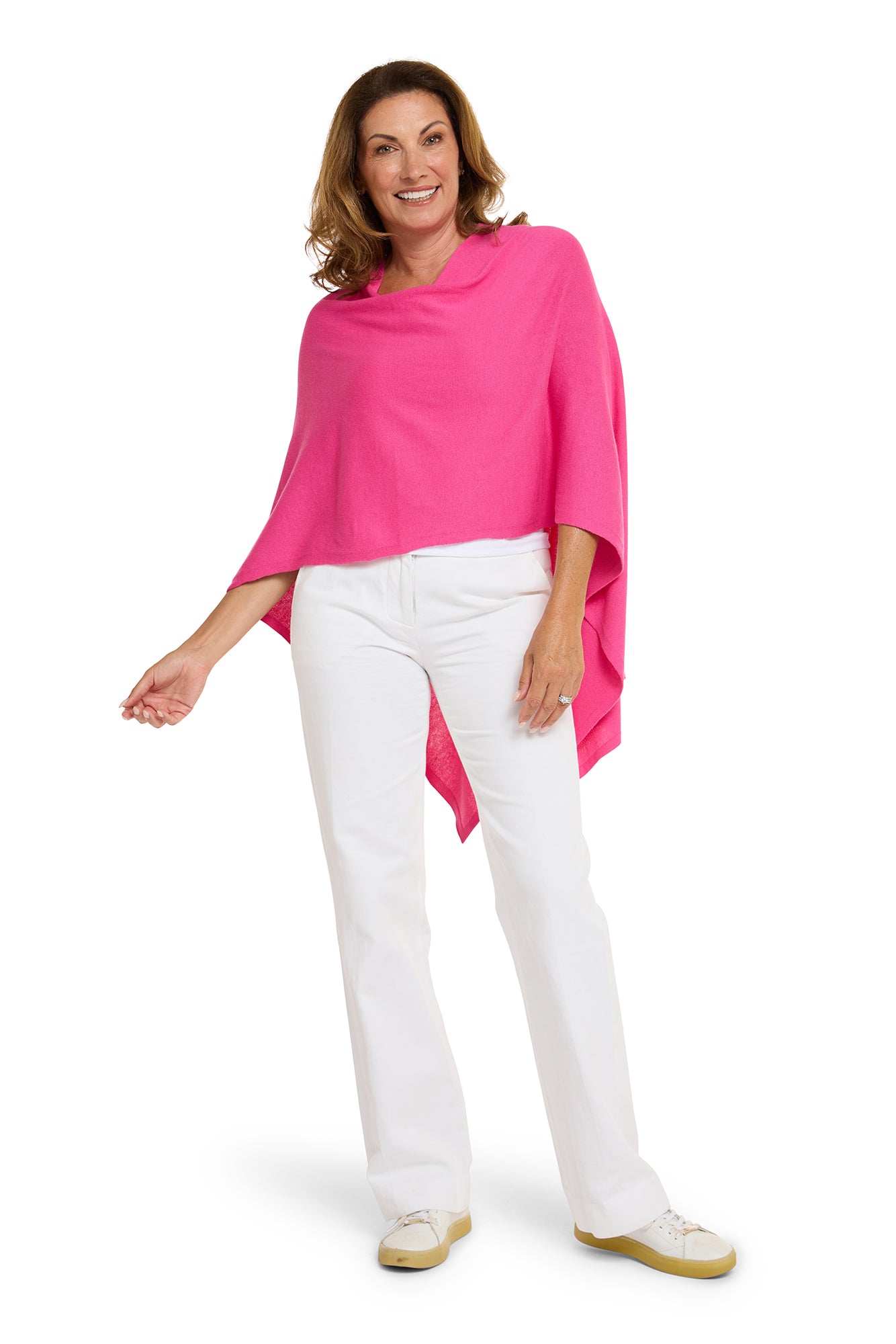 Malibu Pink Cotton Cashmere Topper