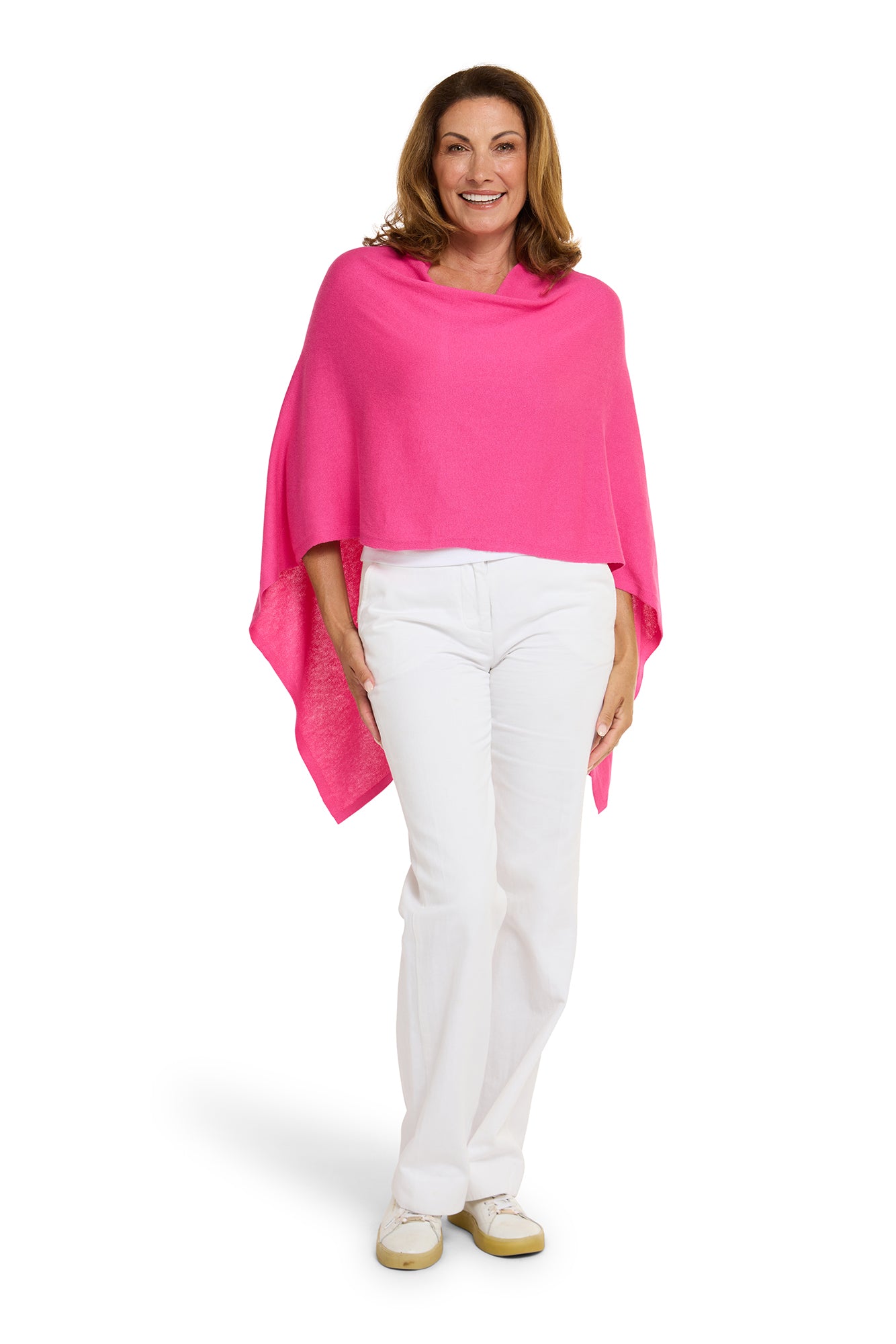 Malibu Pink Cotton Cashmere Topper