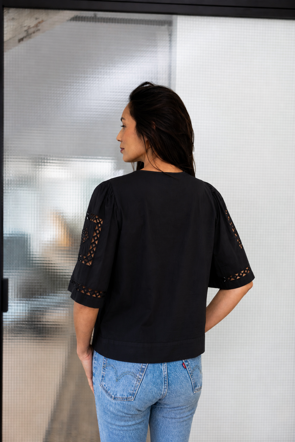 Petunia Top Black