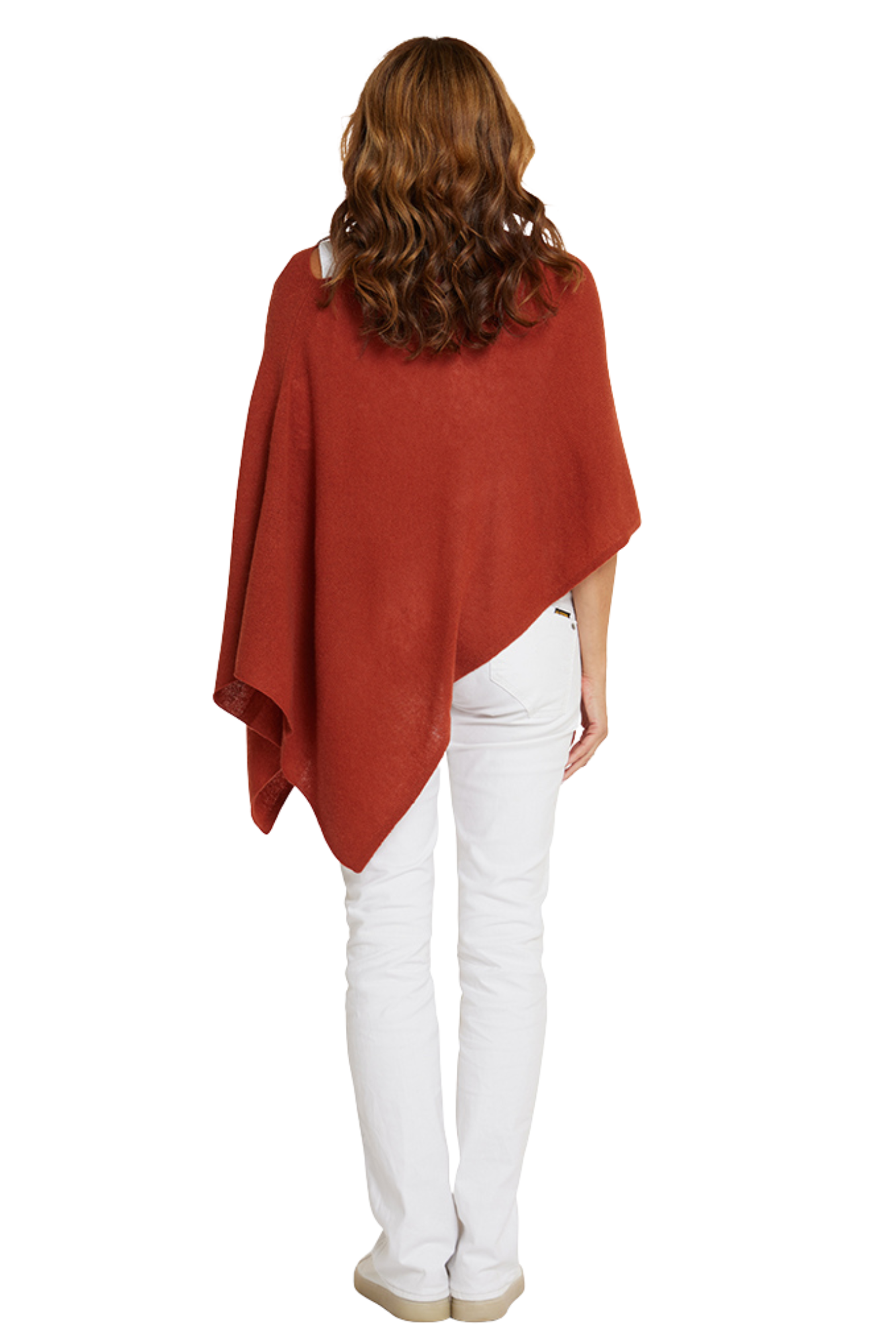 Rust Cashmere Topper