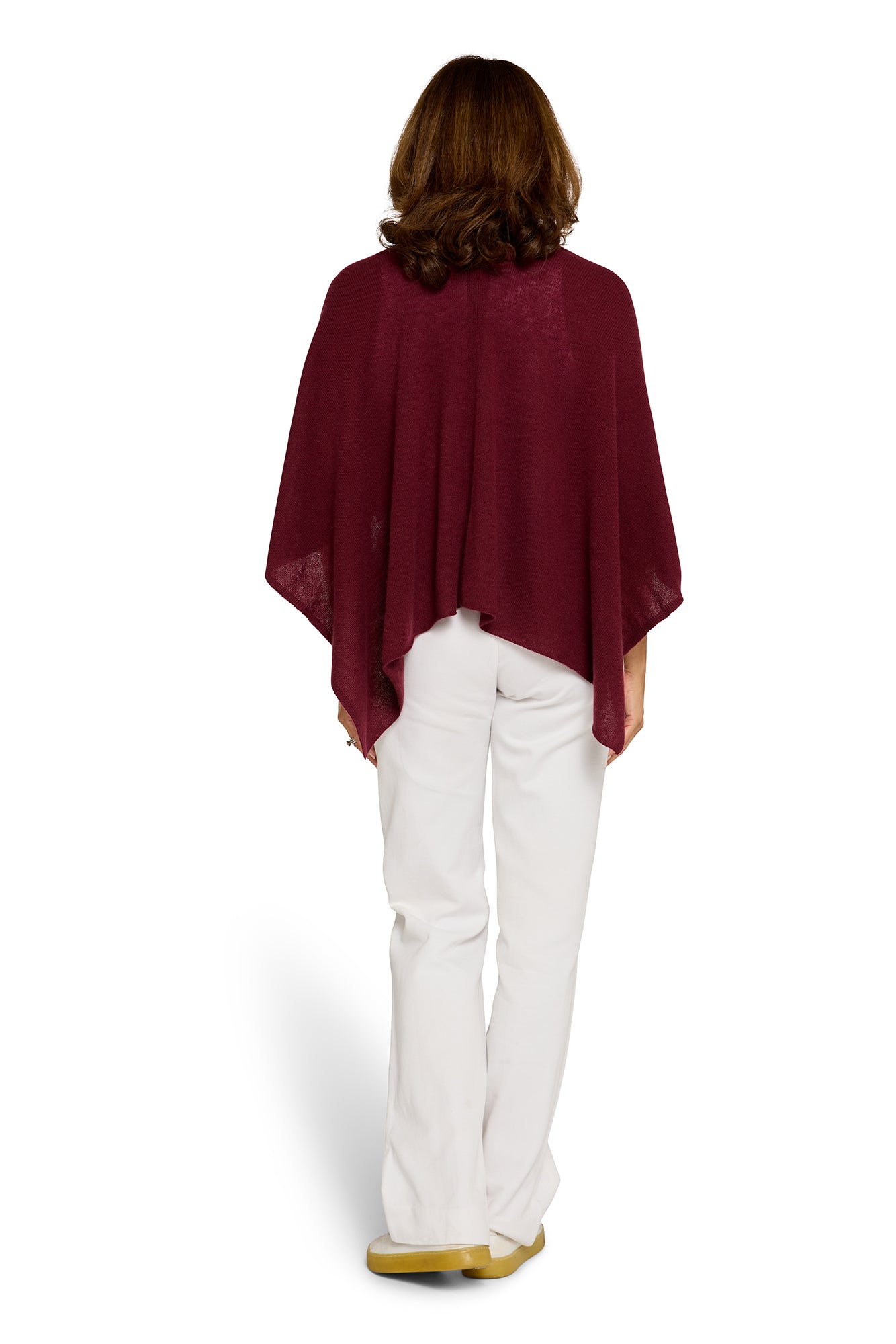 Sangria Cashmere Topper