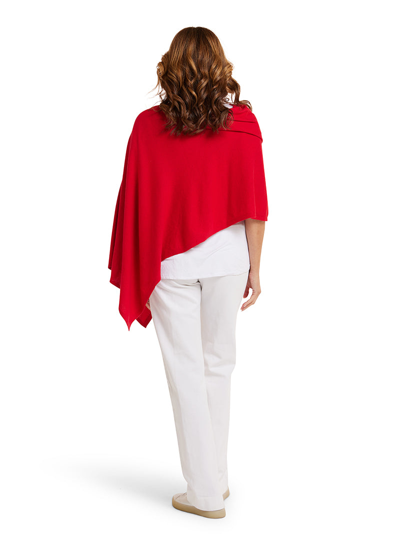 Scarlet Cotton Cashmere Topper