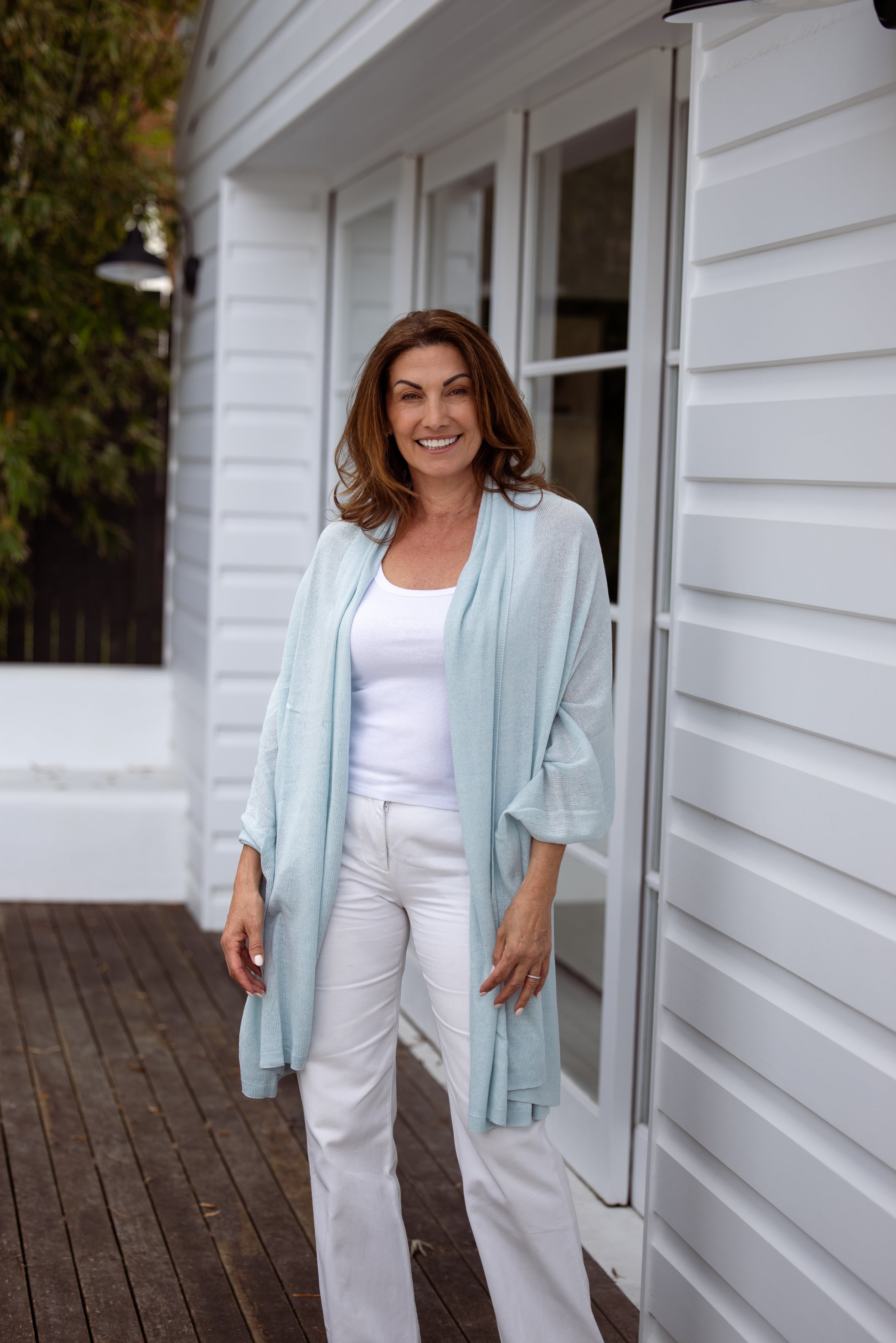 Silk Cashmere Travel Wrap Frozen