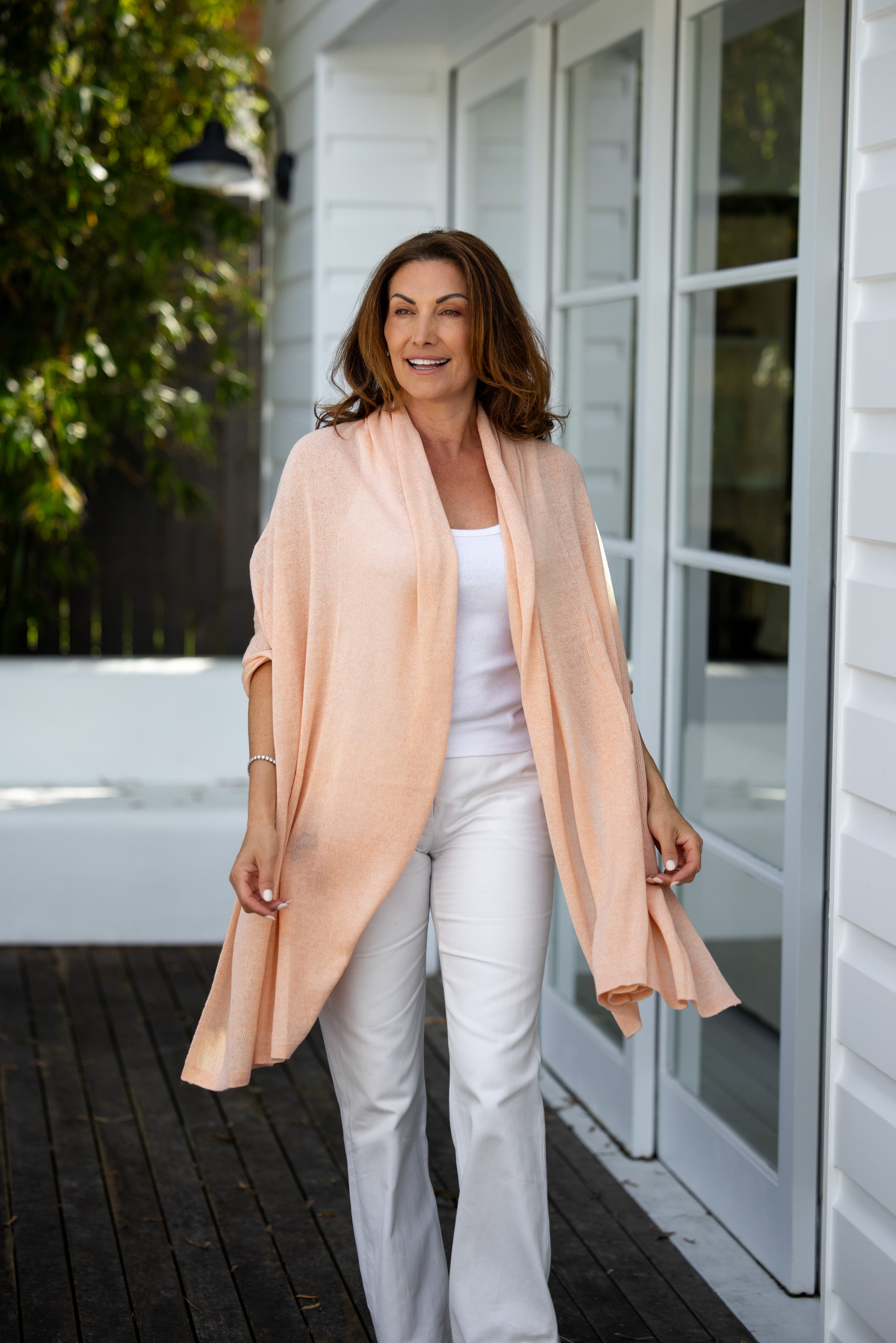 Silk Cashmere Travel Wrap Seashell