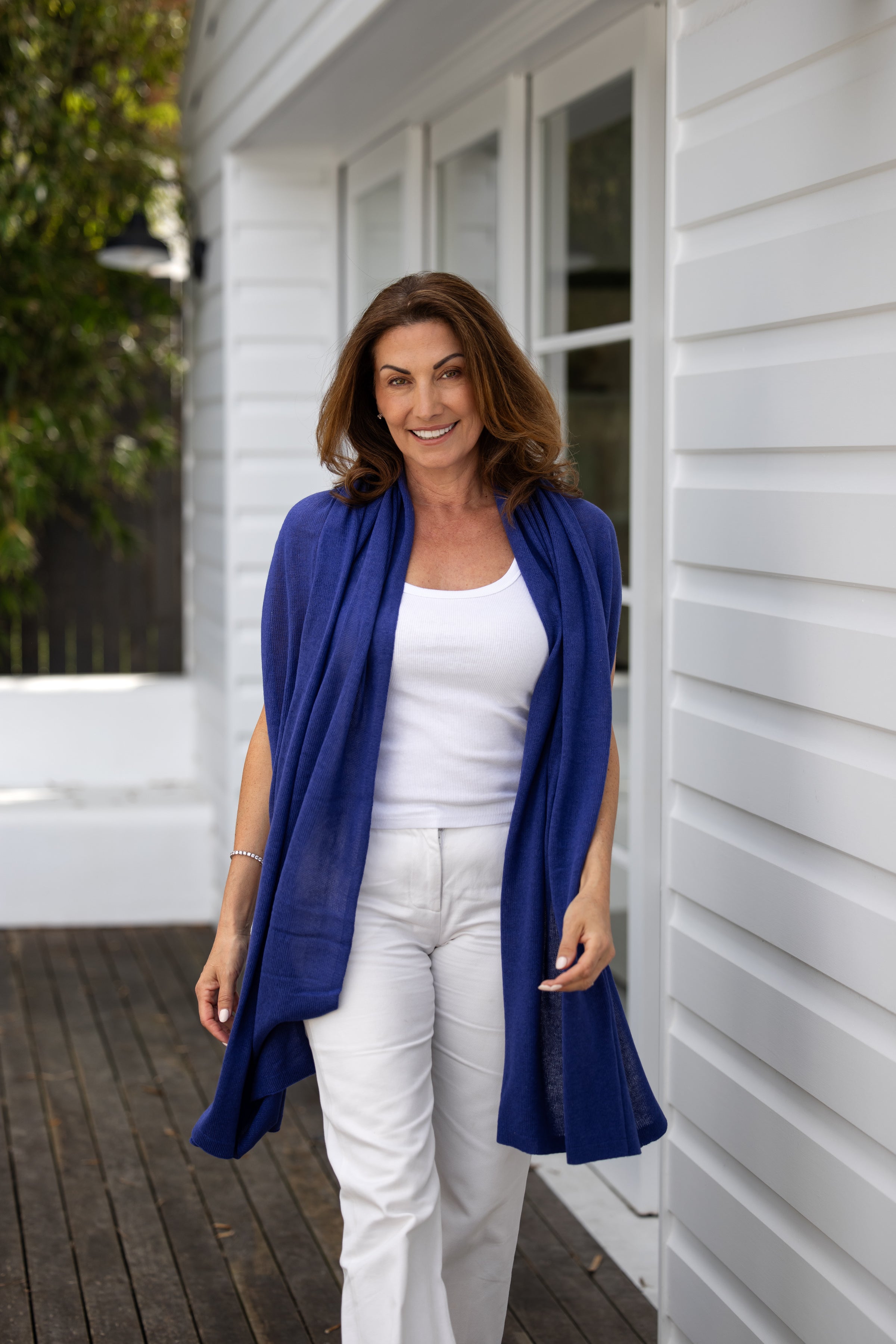 Silk Cashmere Travel Wrap Royal