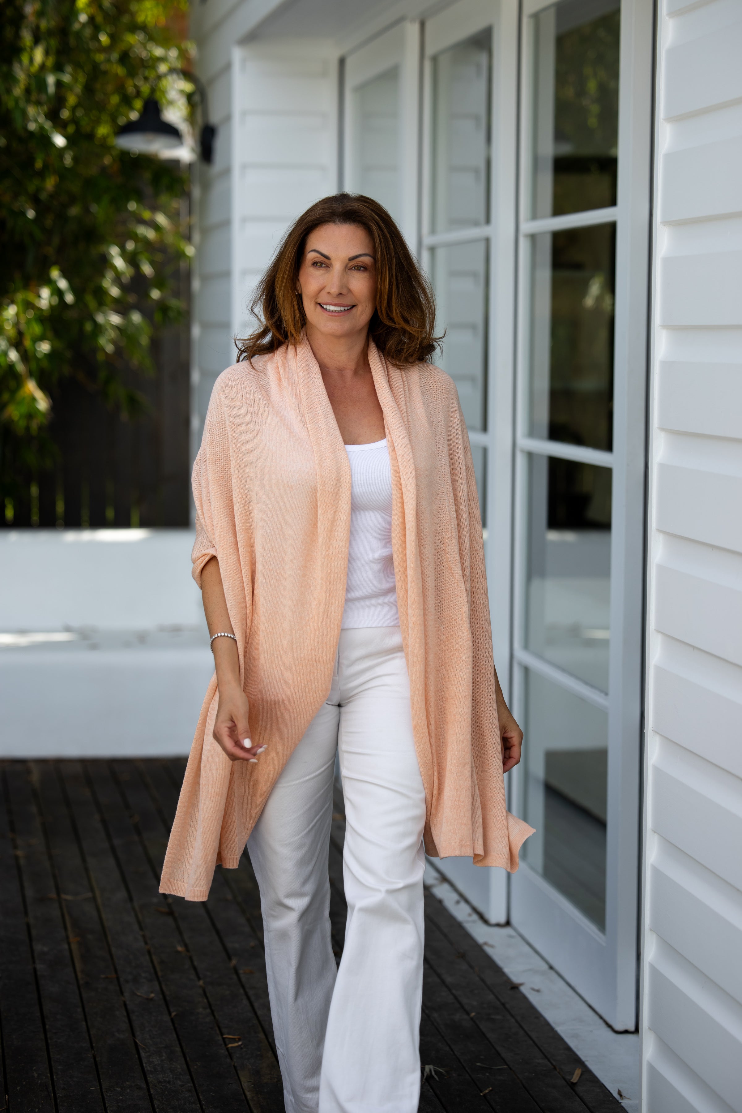 Silk Cashmere Travel Wrap Seashell