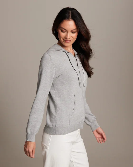 Terry Stitch Hoodie Ash