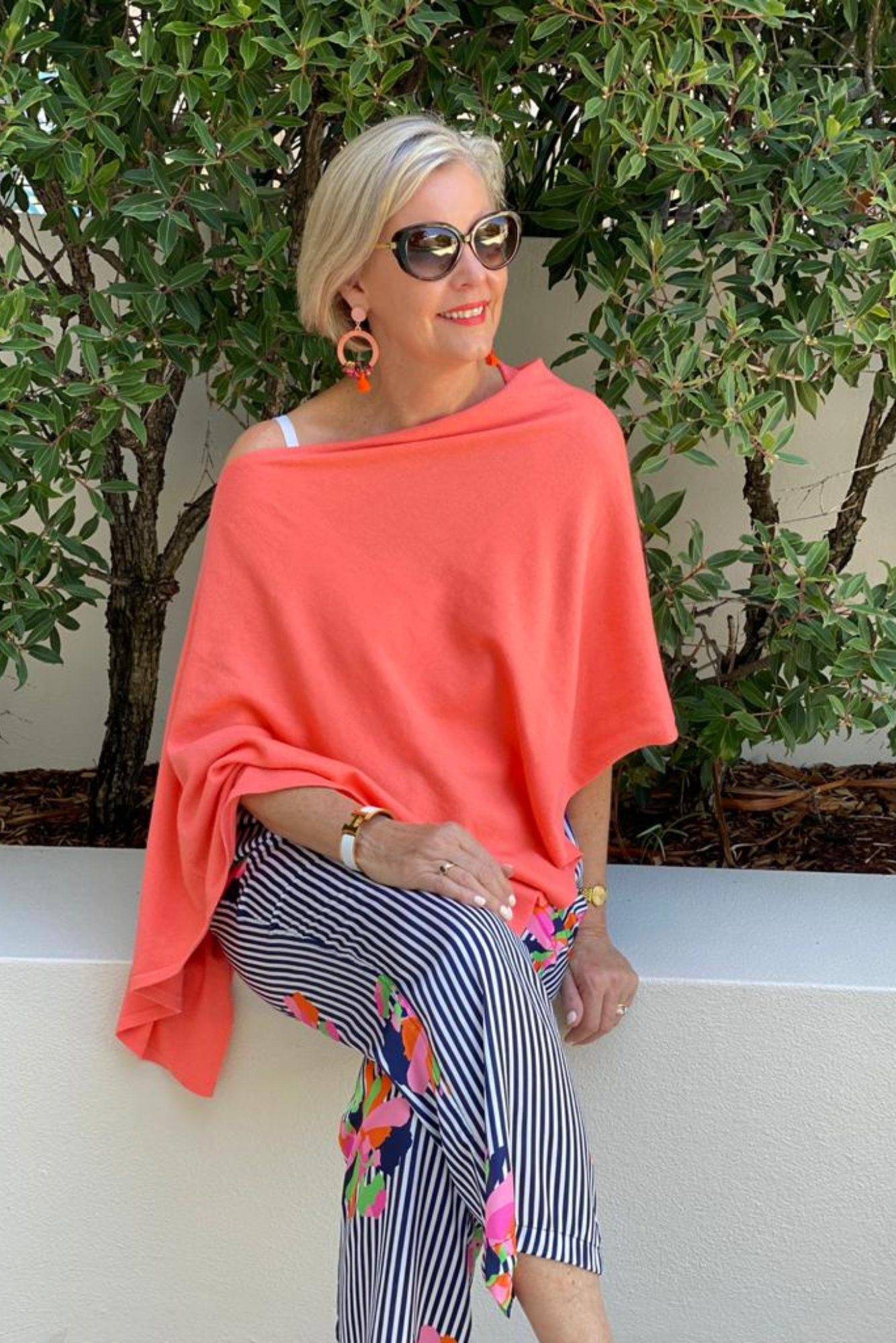 Sherbet Cotton Cashmere Topper