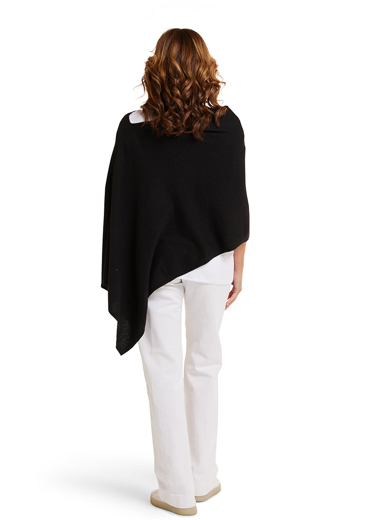 Ebony Cotton Cashmere Topper