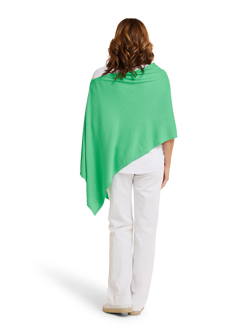 Rolling Green Cotton Cashmere Topper