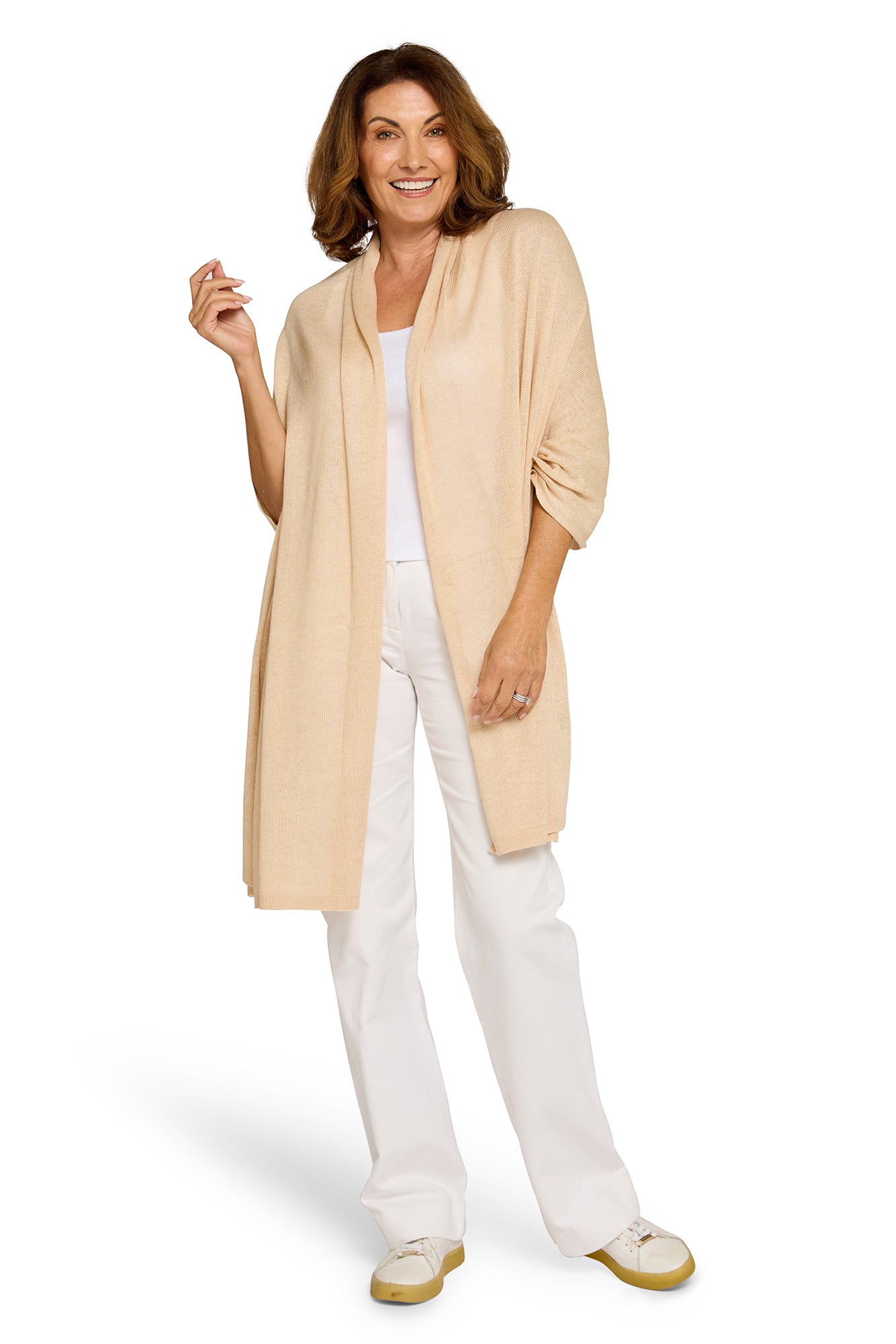 Silk Cashmere Travel Wrap Bamboo