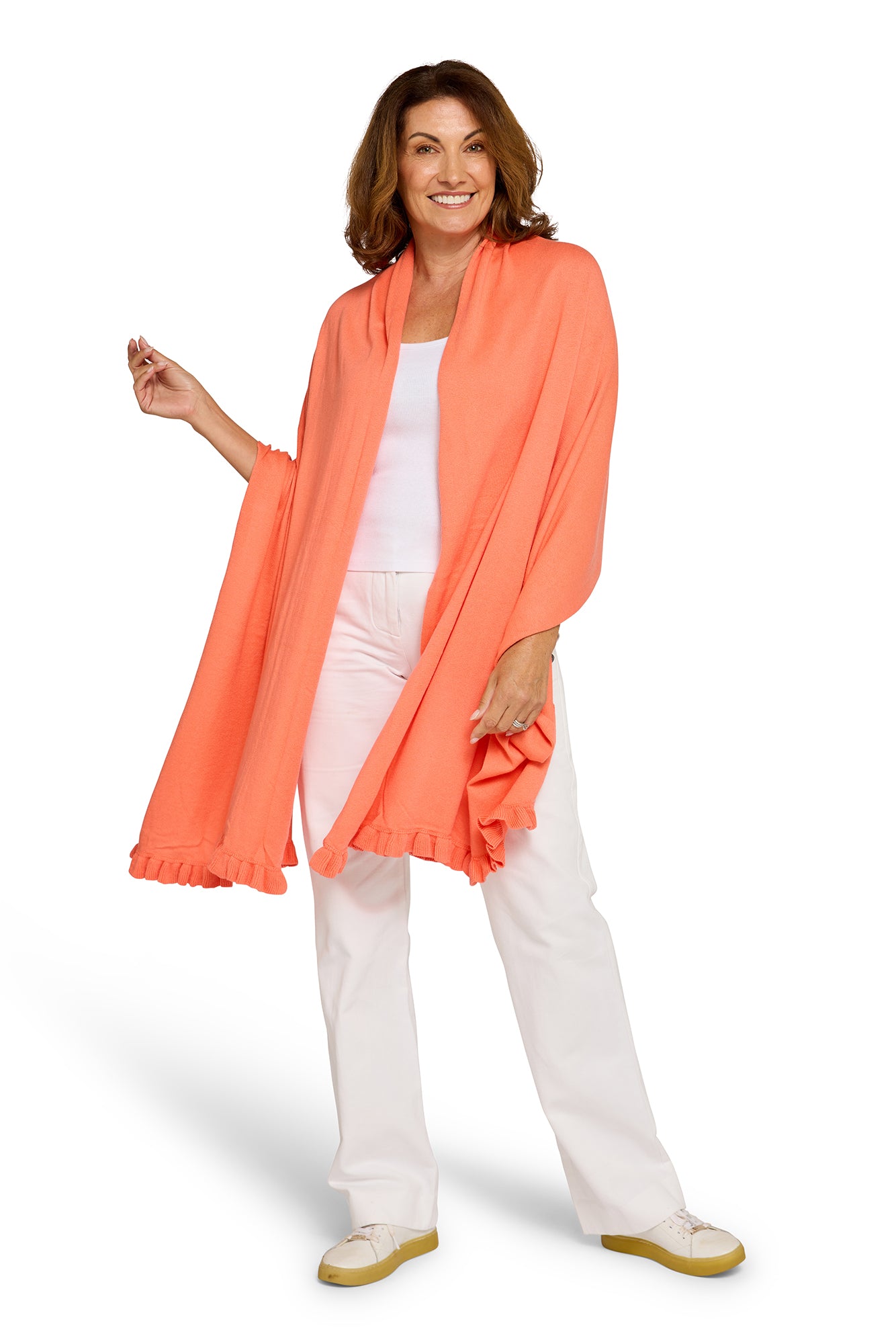 Ruffle Travel Wrap Sherbet