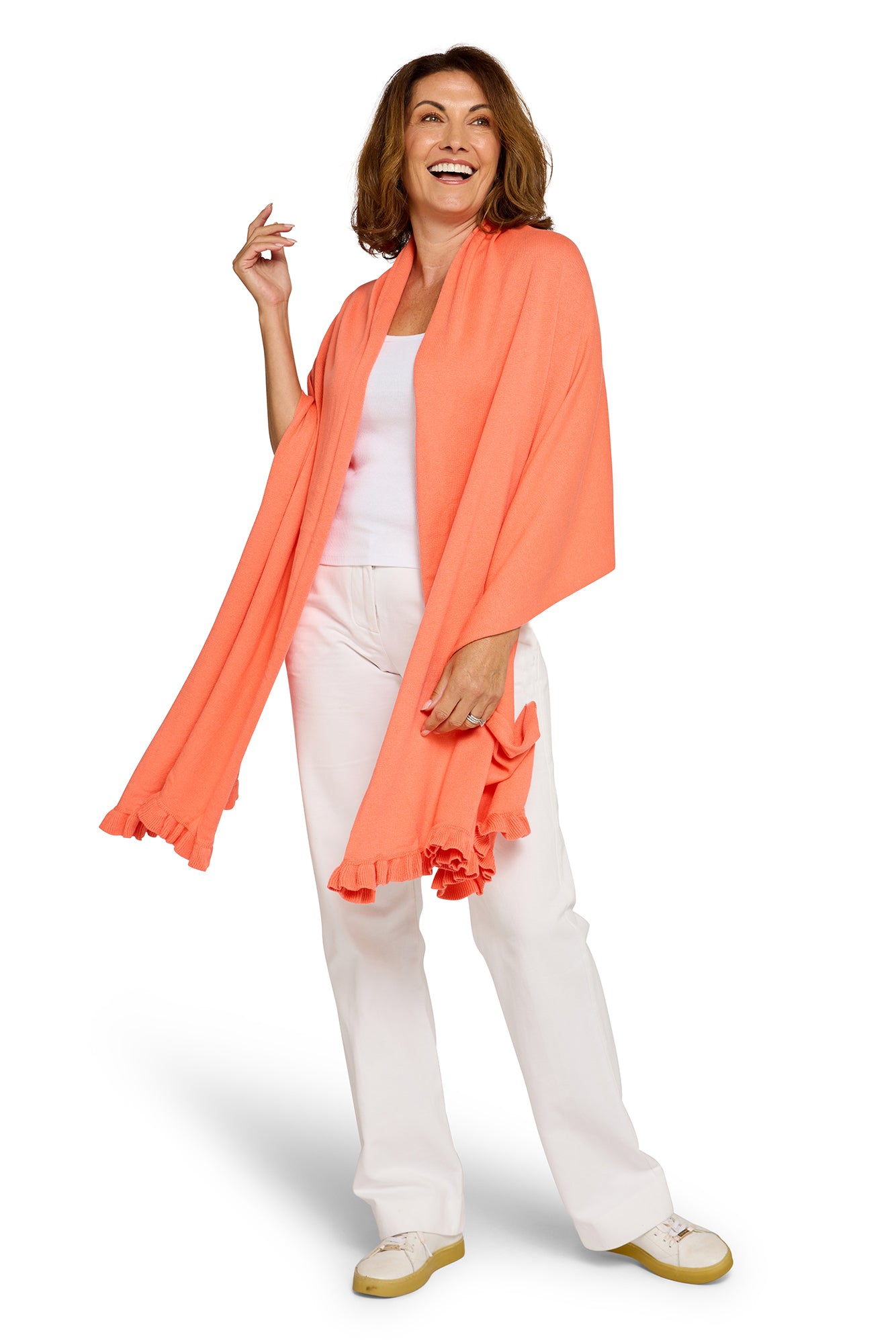 Ruffle Travel Wrap Sherbet