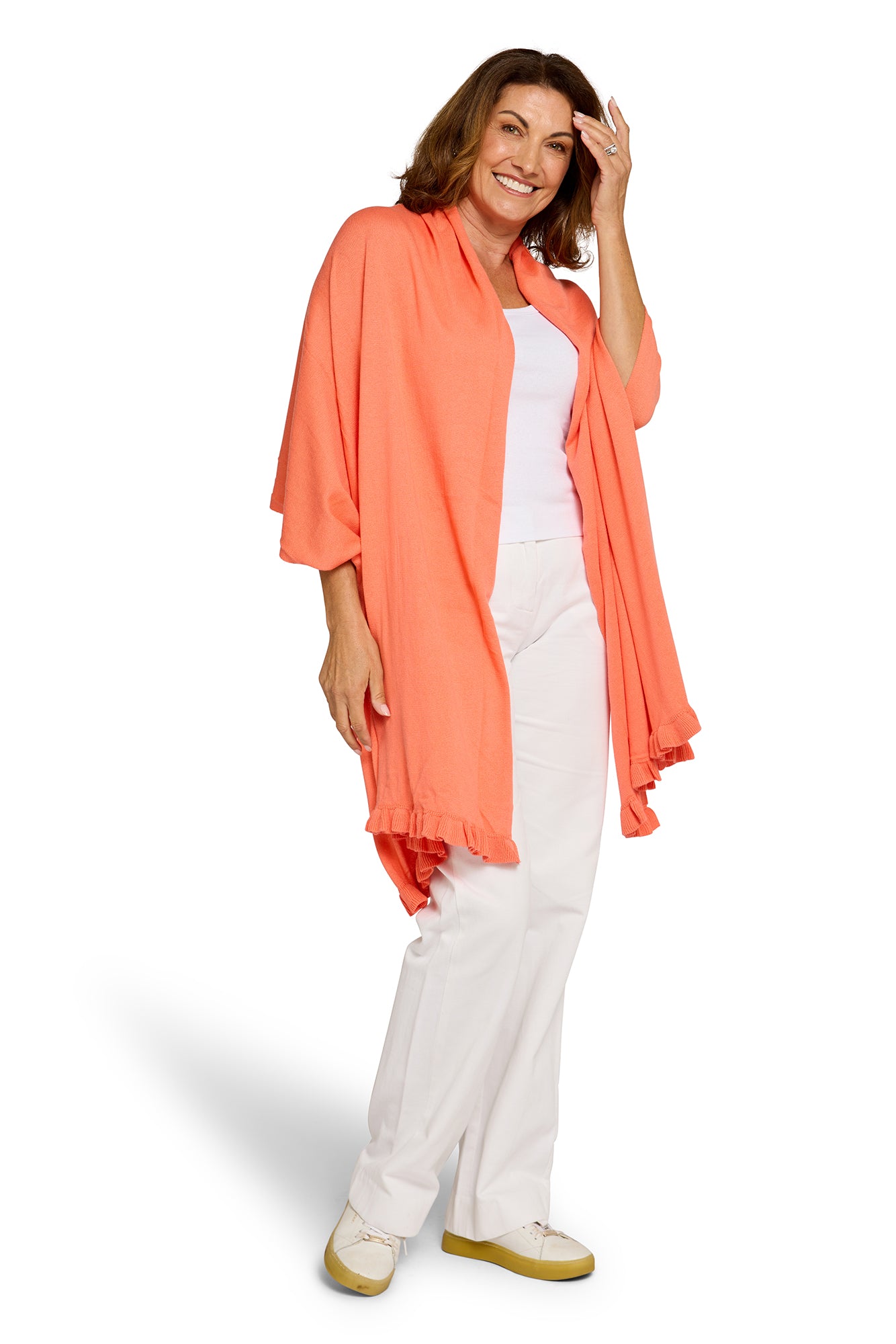 Ruffle Travel Wrap Sherbet