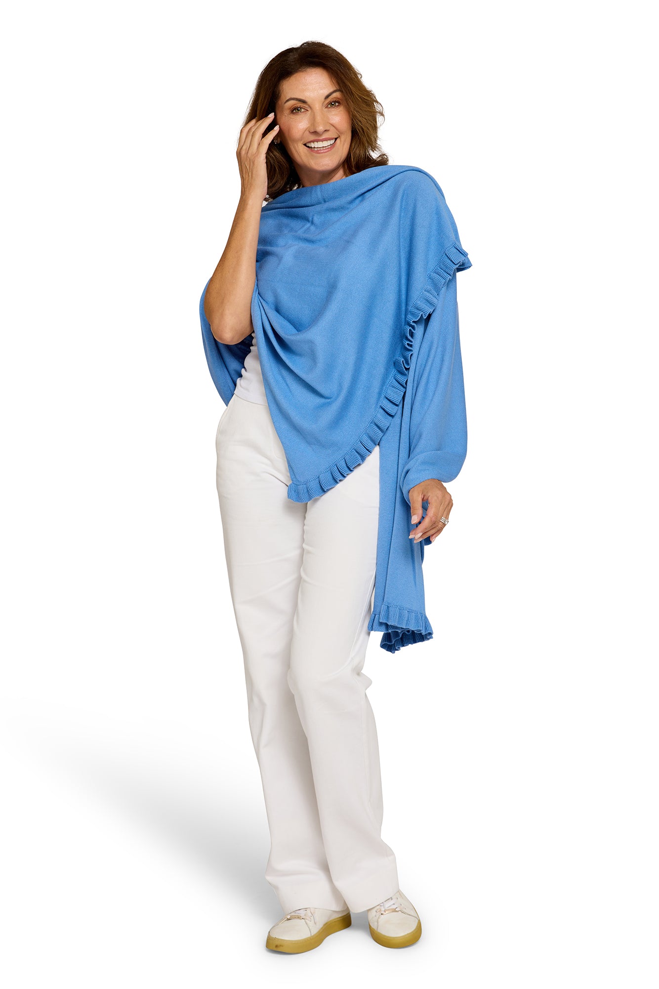 Ruffle Travel Wrap Wave