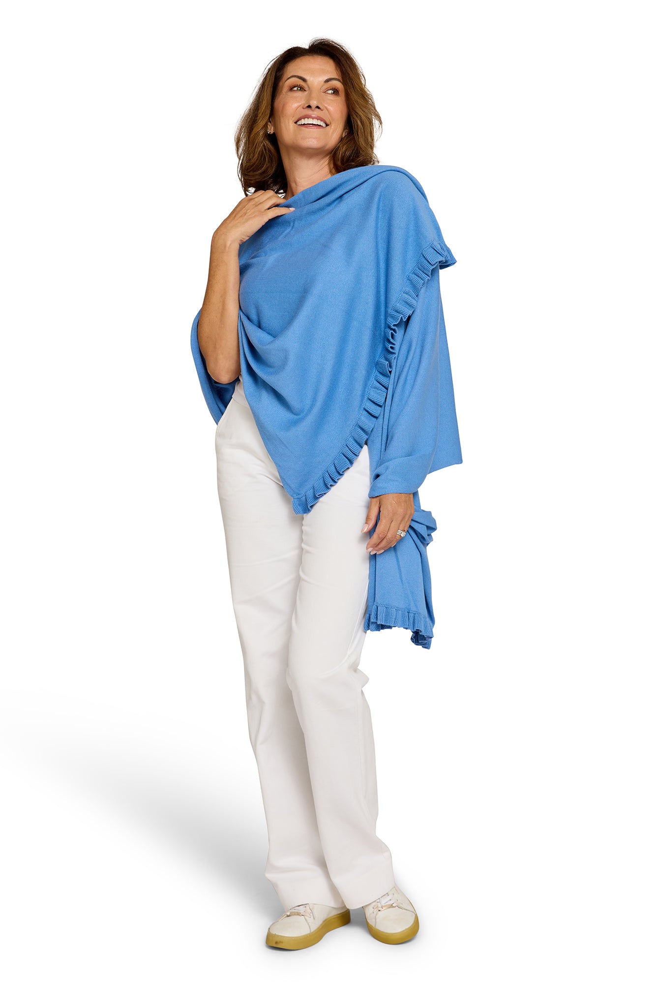 Ruffle Travel Wrap Wave