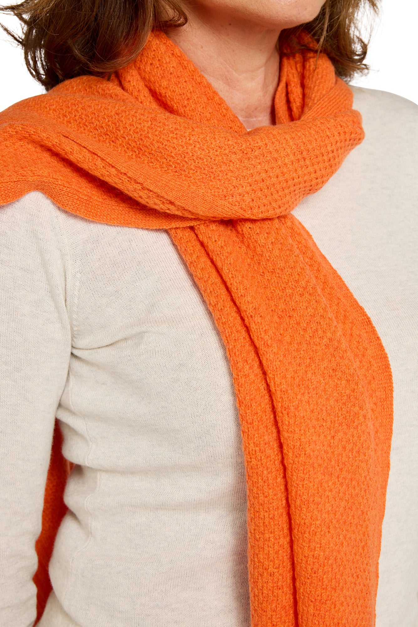 Honeycomb Scarf Sunset