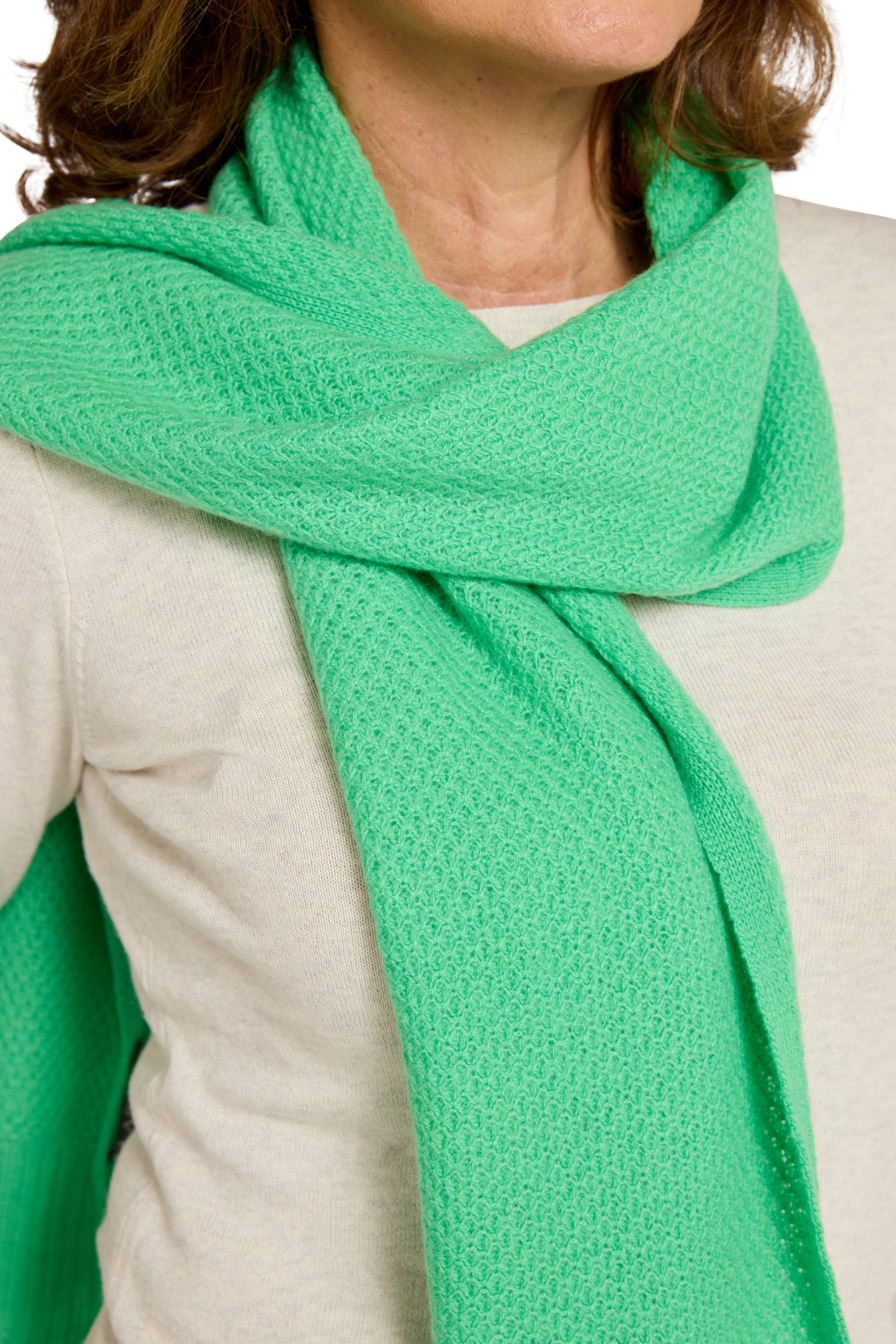 Honeycomb Scarf Kelly