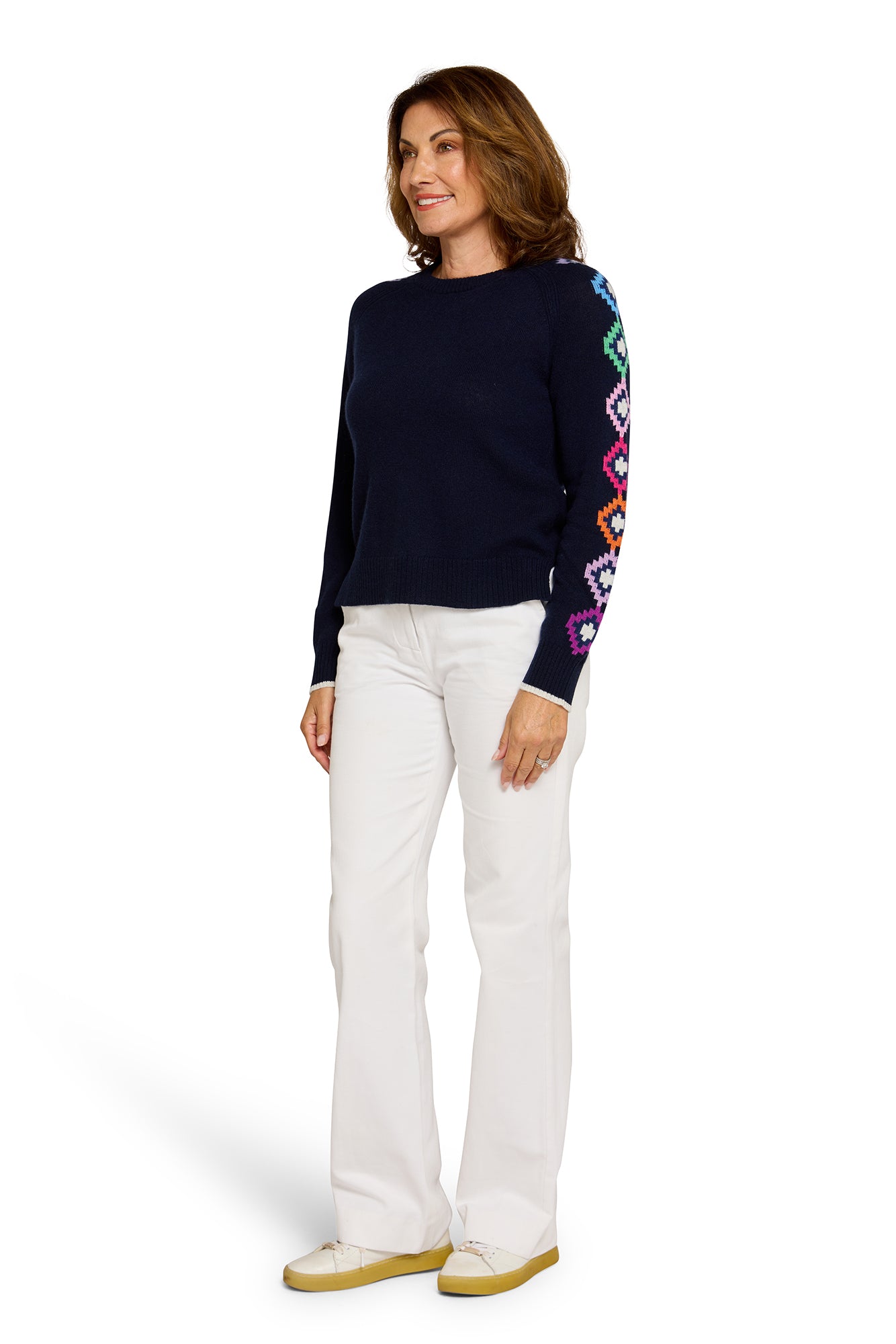 Madison Crew Neck Indigo