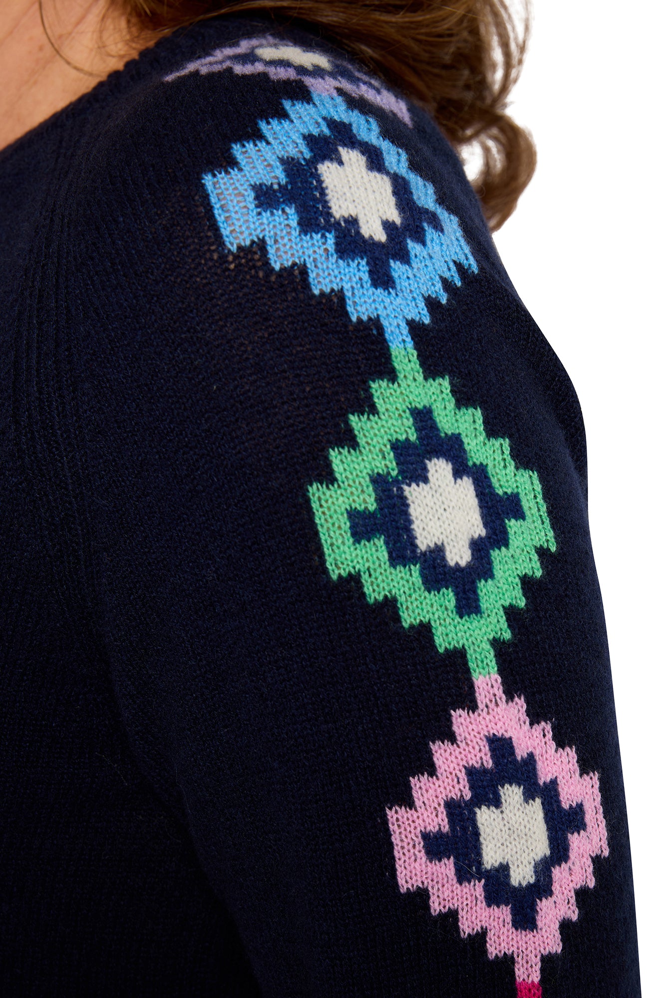 Madison Crew Neck Indigo