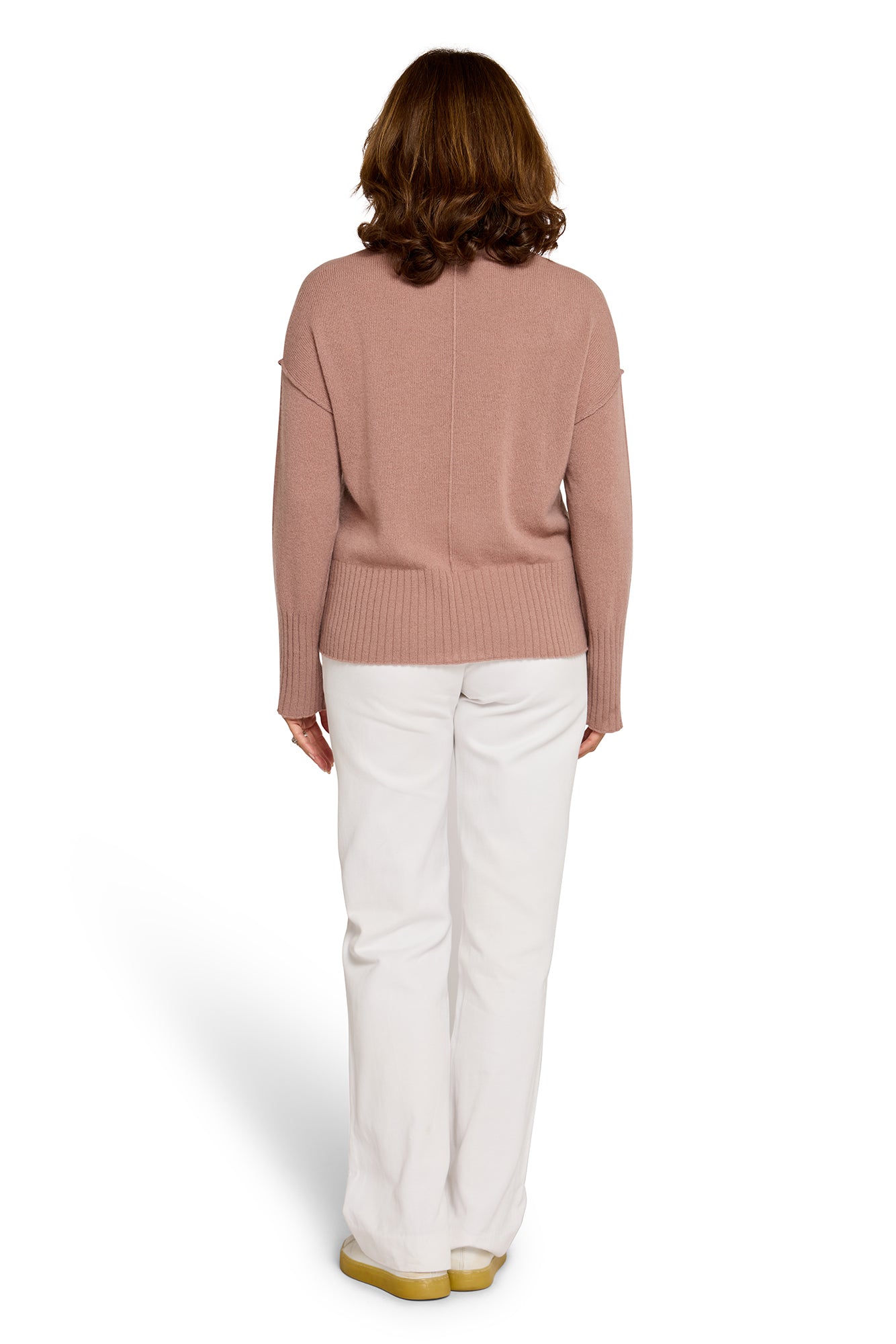 Boxy Crew Jumper Adobe