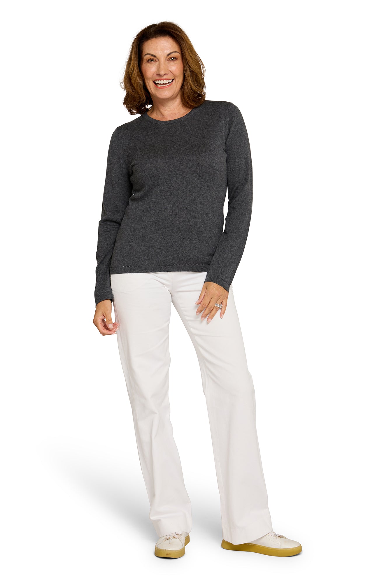 Classic Crew Jumper Pepper