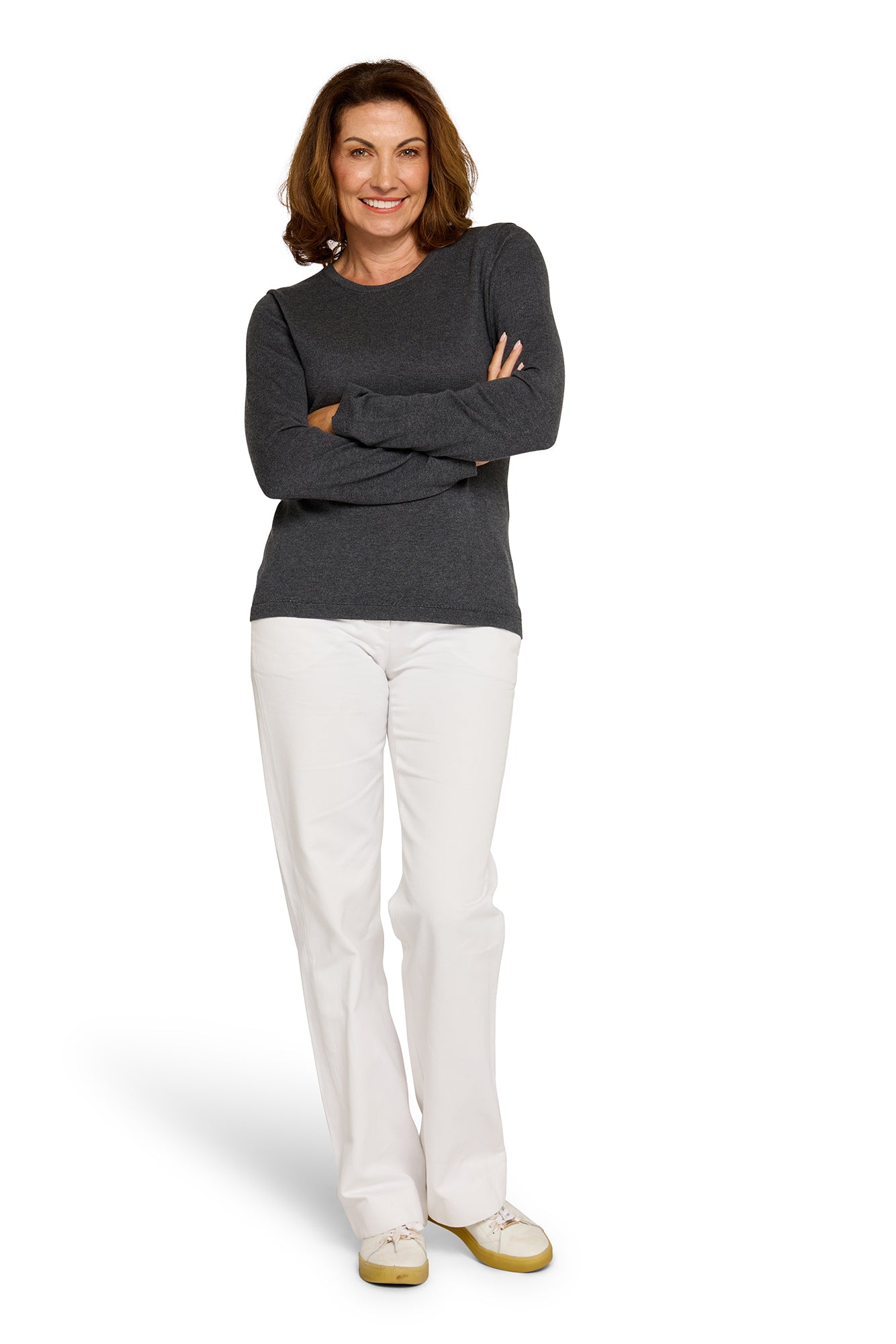 Classic Crew Jumper Pepper