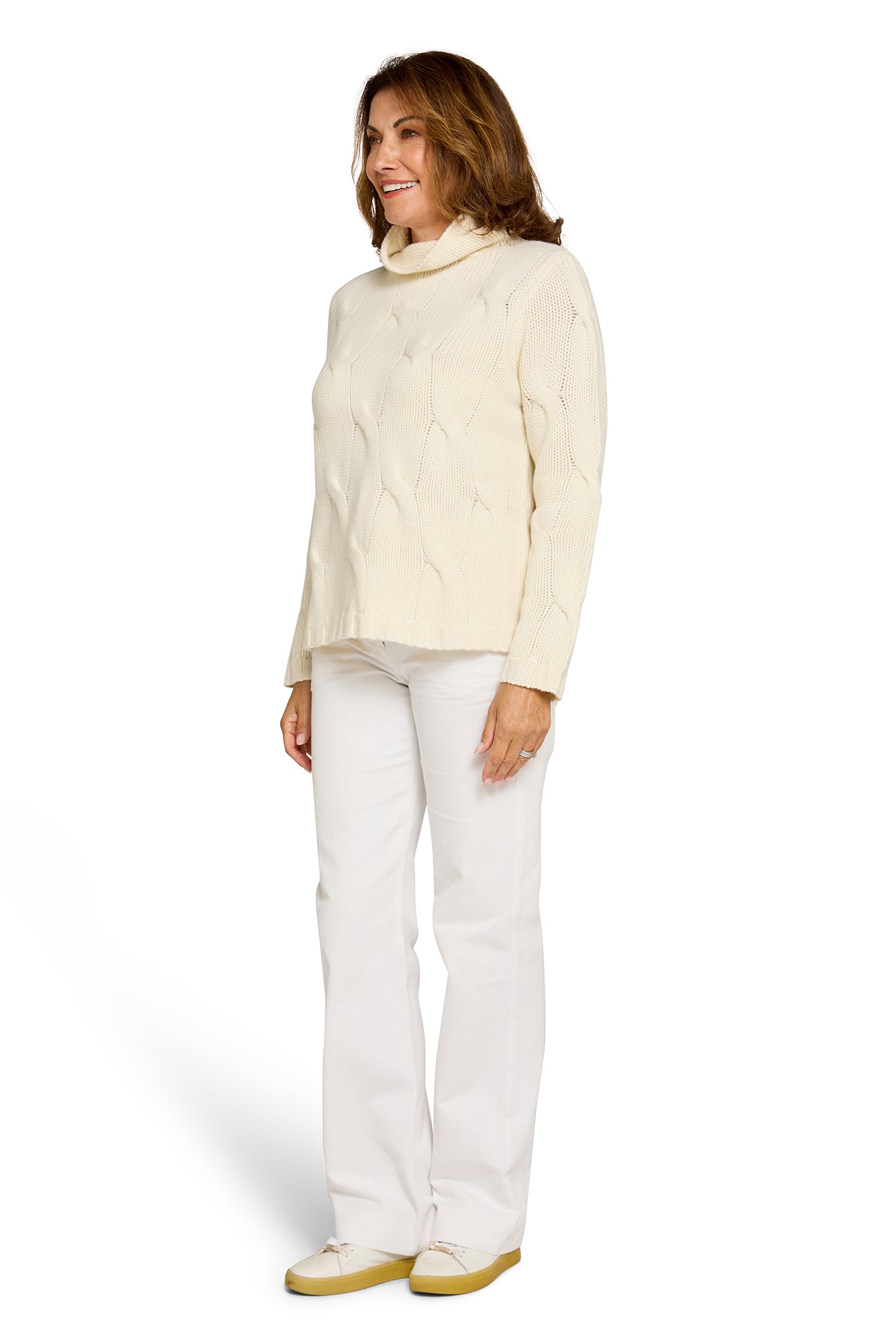 Oberon Cable Jumper Chalk