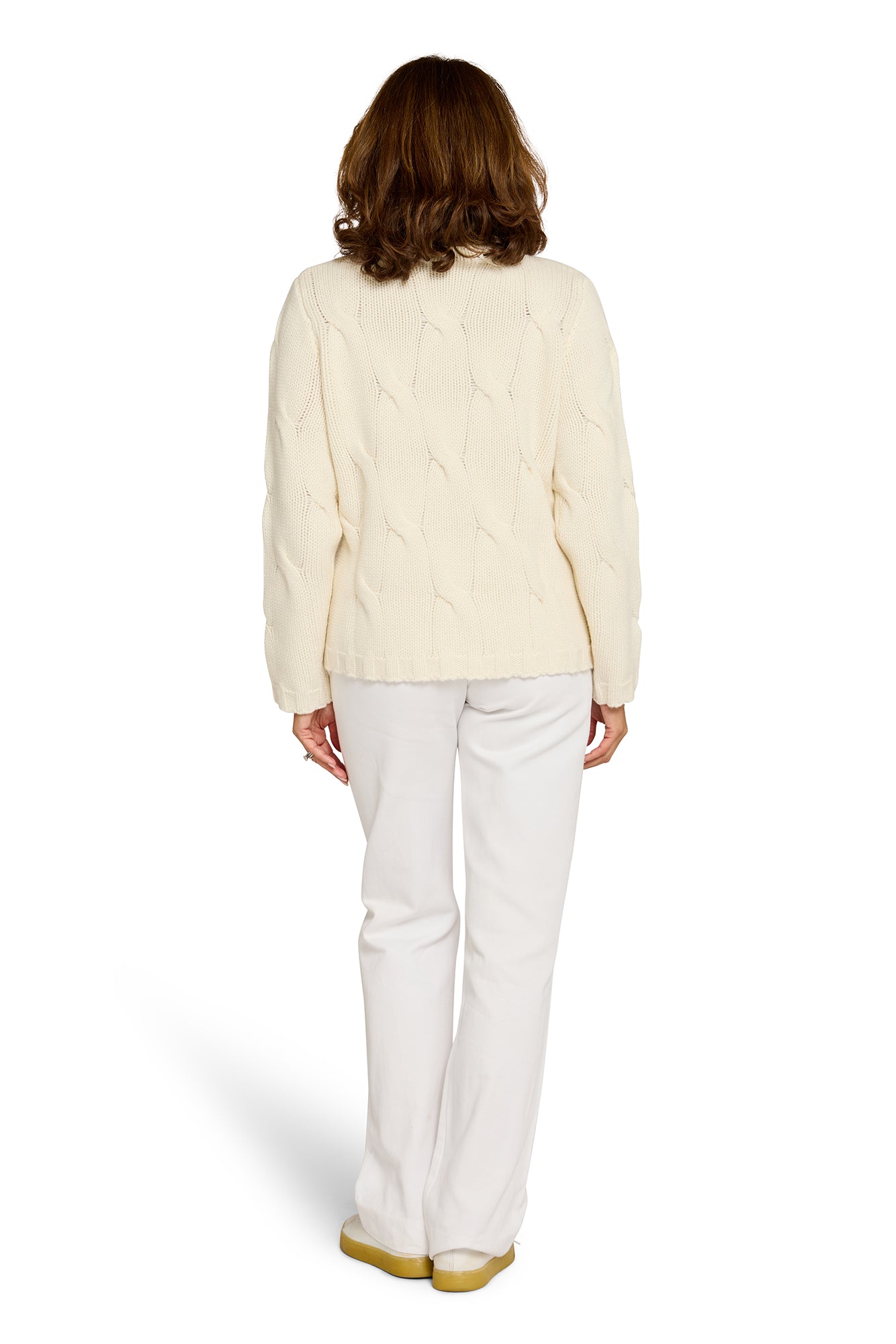Oberon Cable Jumper Chalk
