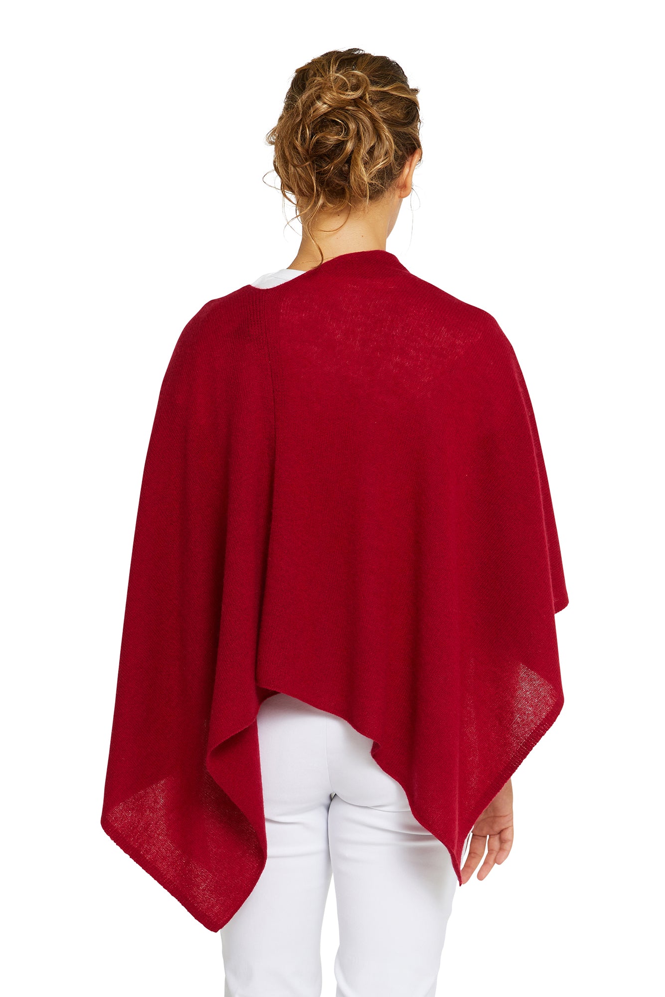 Red Velvet Cashmere Topper