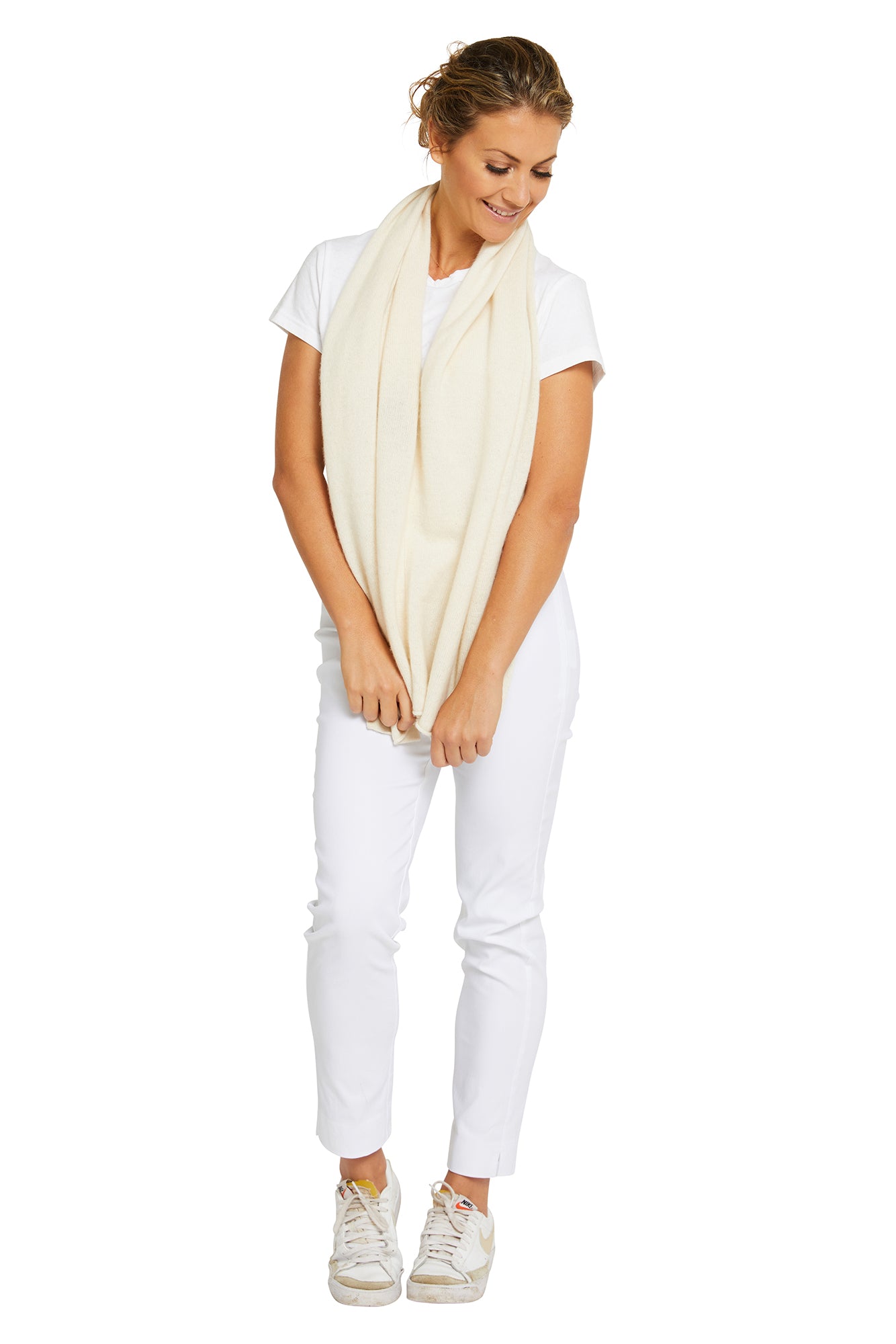 Snow Cashmere Topper