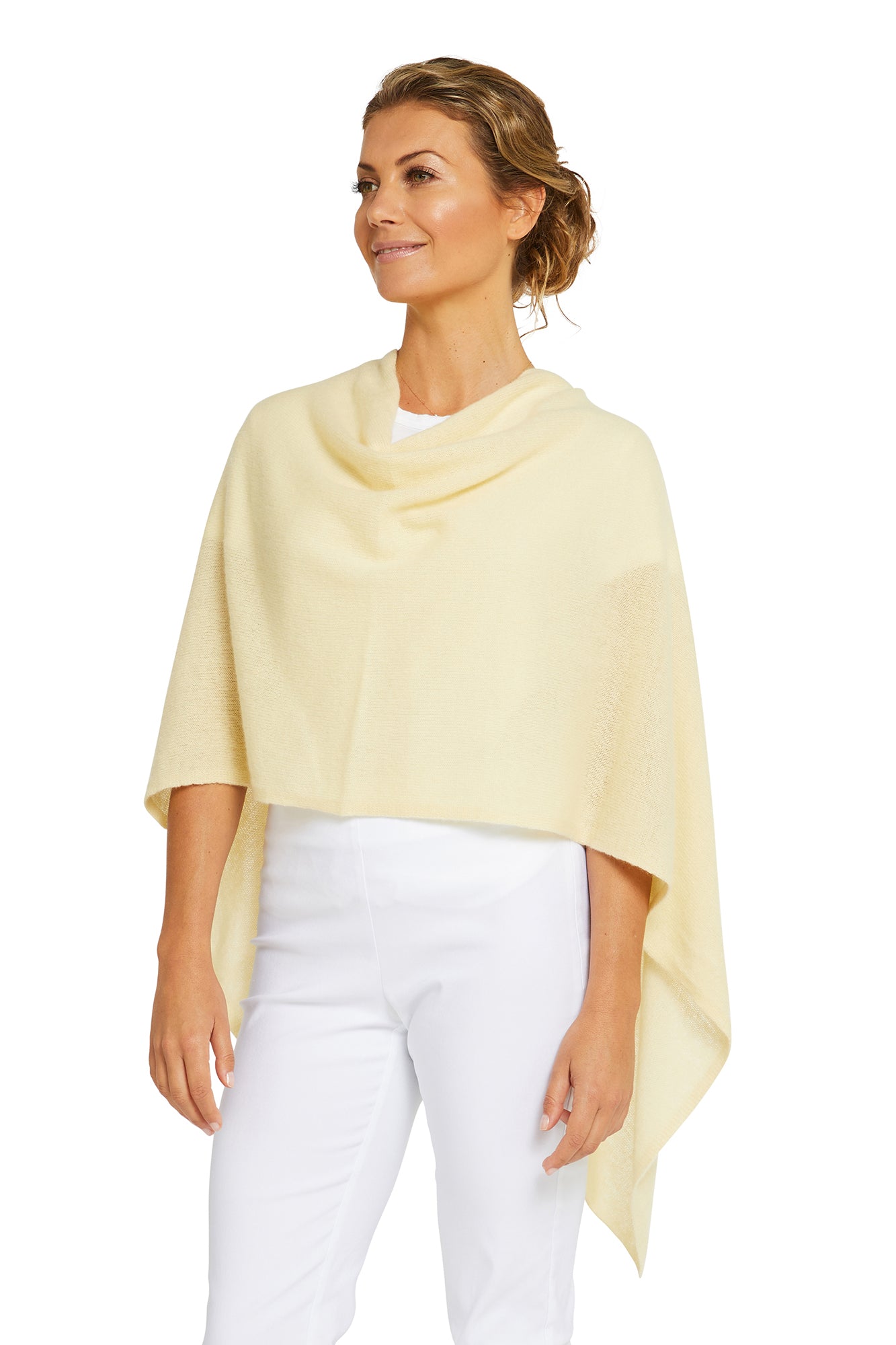 French Cream Cashmere Topper