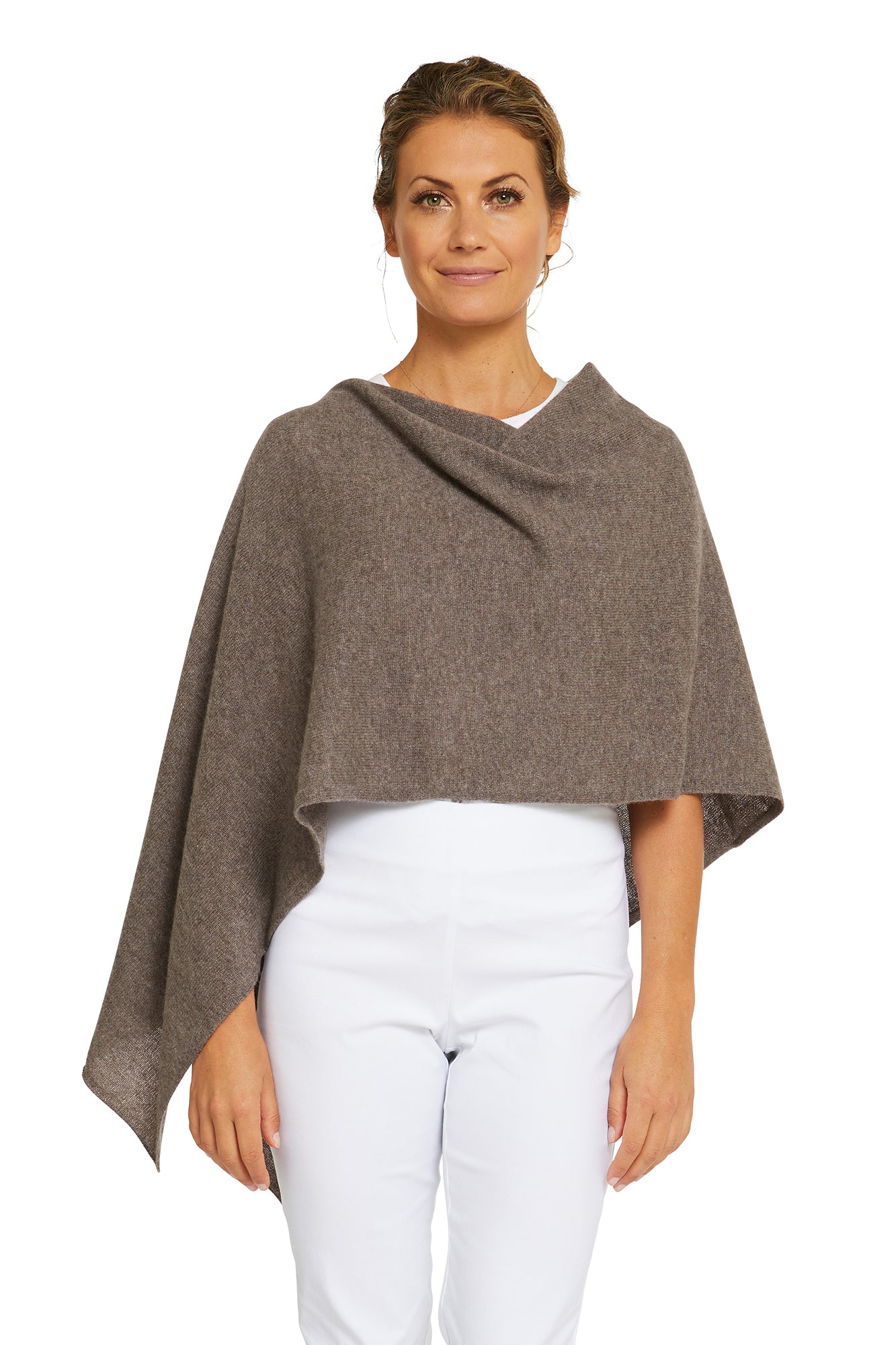 Chestnut Cashmere Topper