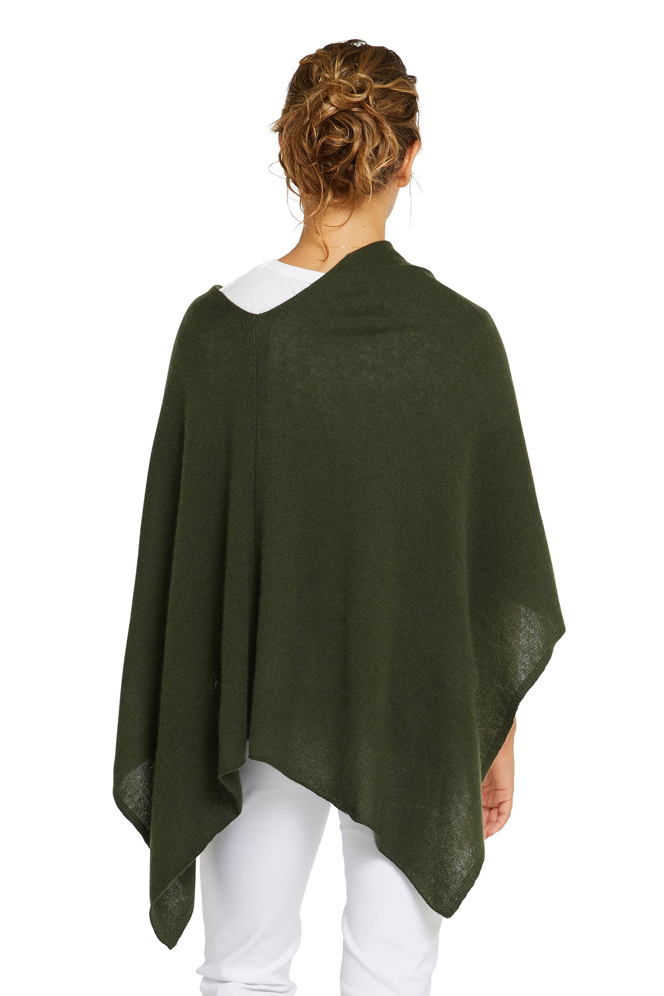 Olive Cashmere Topper