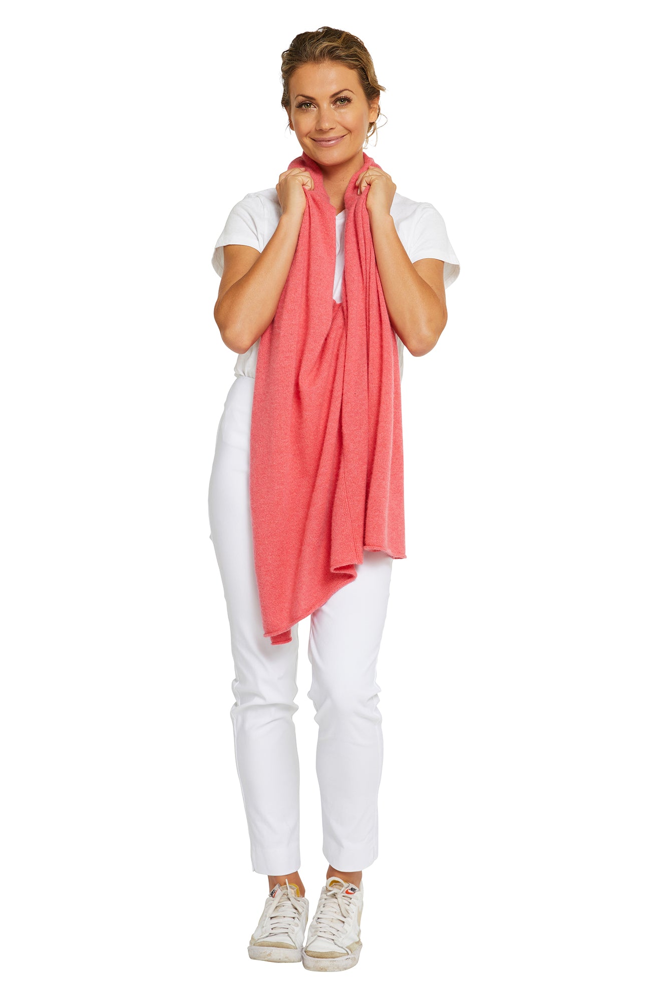 Coral Reef Cashmere Topper