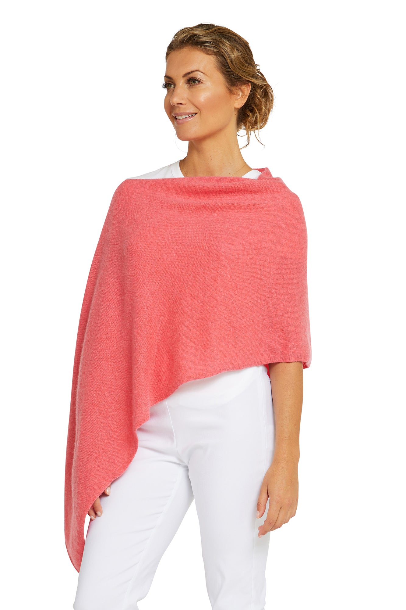 Coral Reef Cashmere Topper