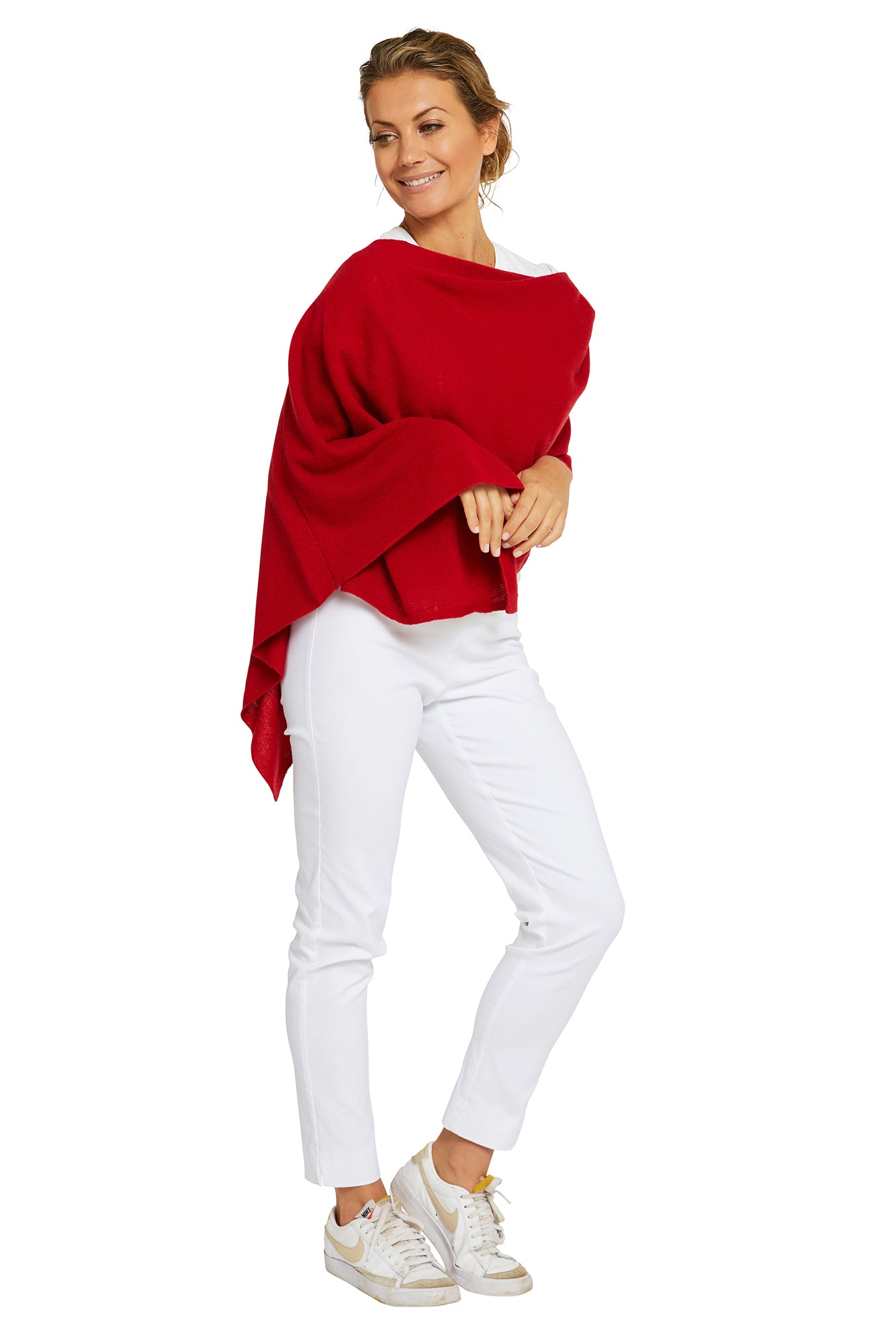 Crimson Cashmere Topper