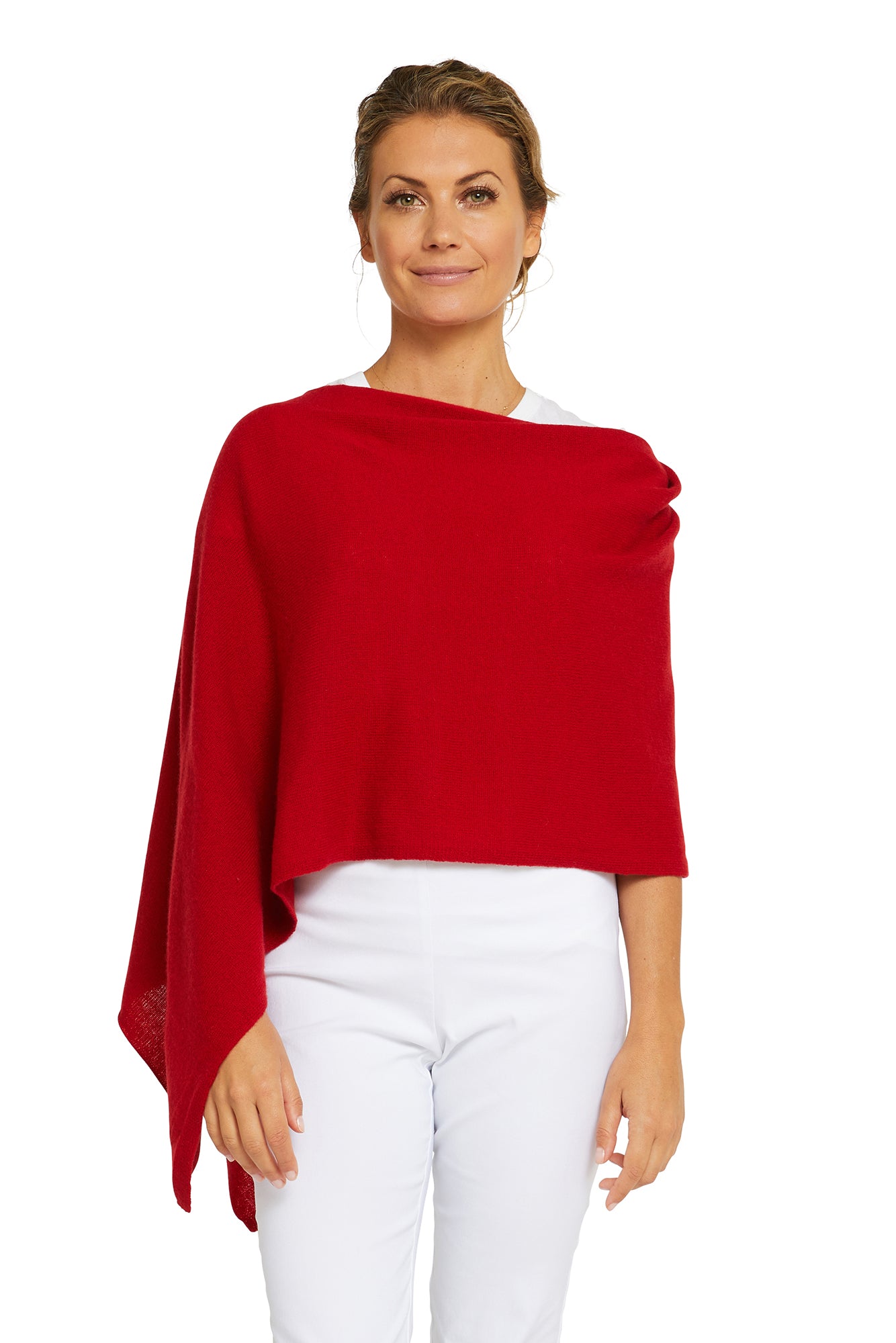 Crimson Cashmere Topper