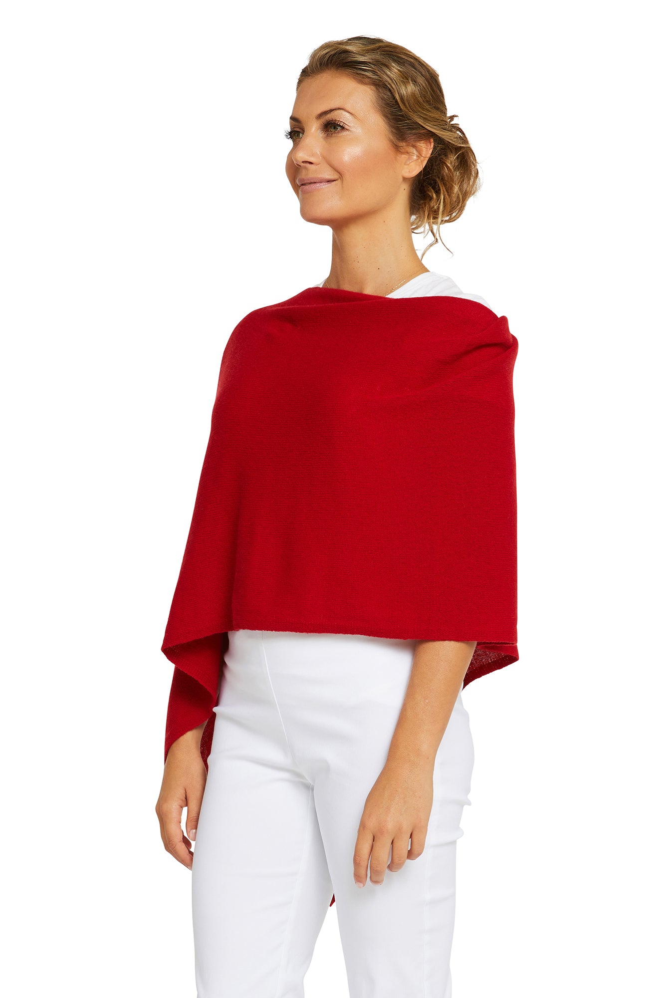 Crimson Cashmere Topper