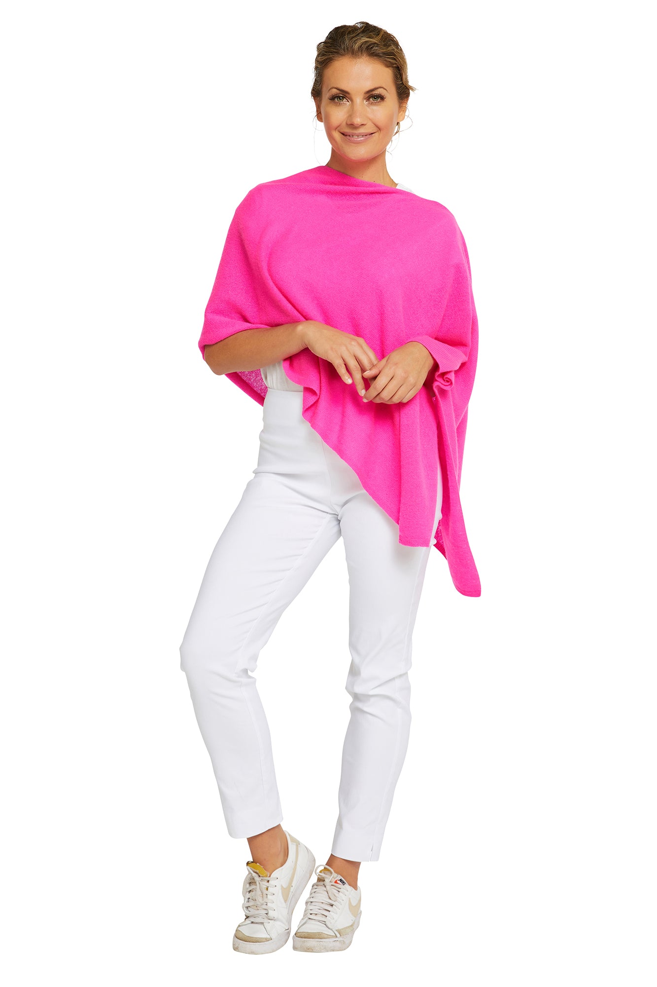 Tickled Pink Cashmere Topper