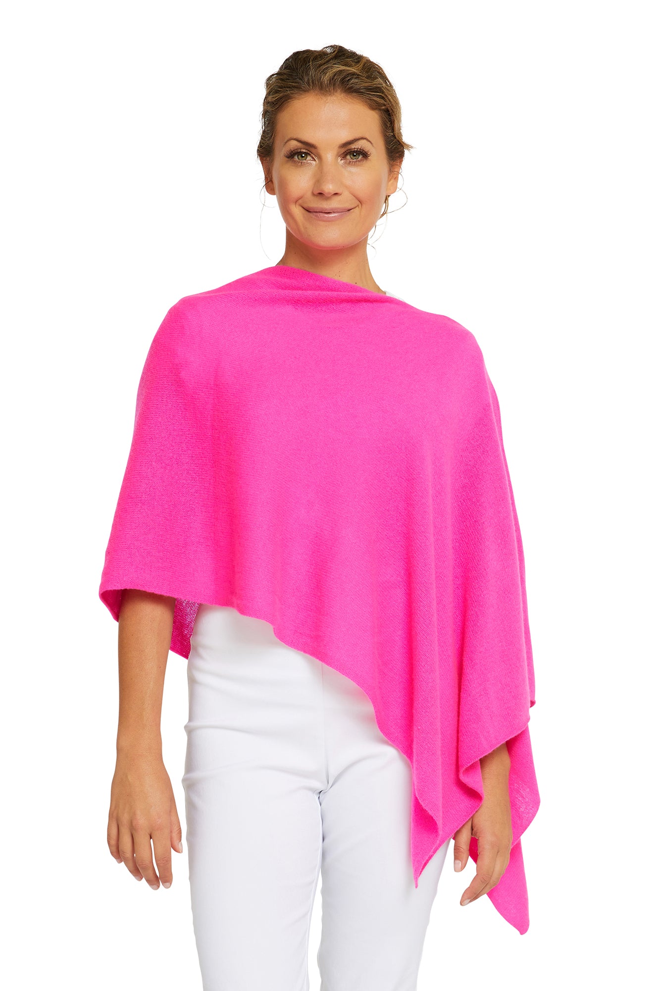 Tickled Pink Cashmere Topper