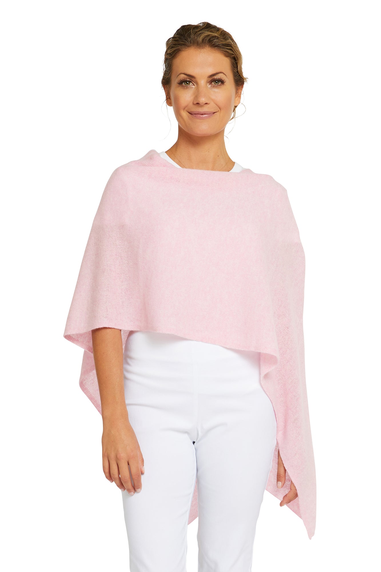 Pink Swirl Cashmere Topper