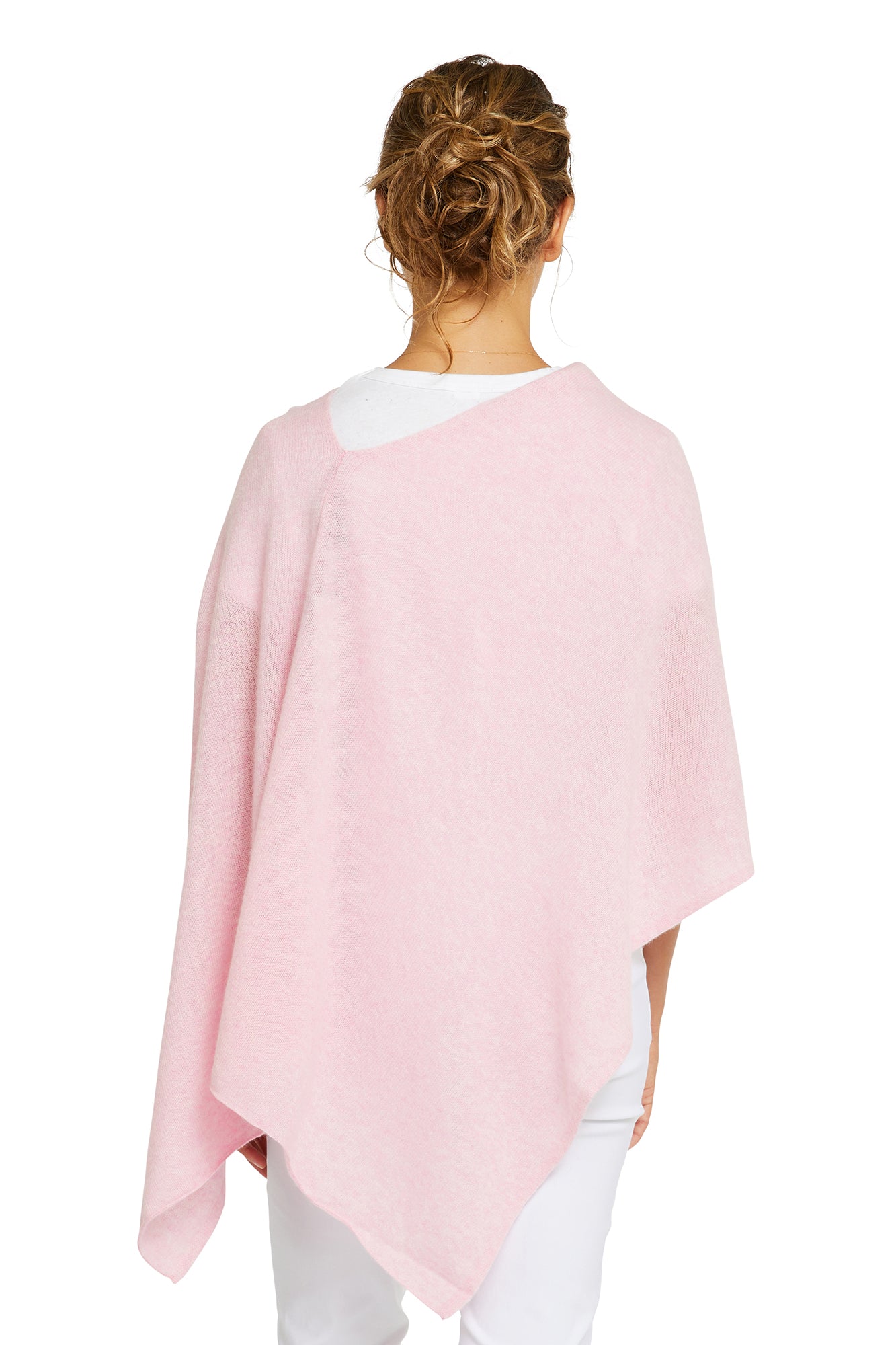 Pink Swirl Cashmere Topper