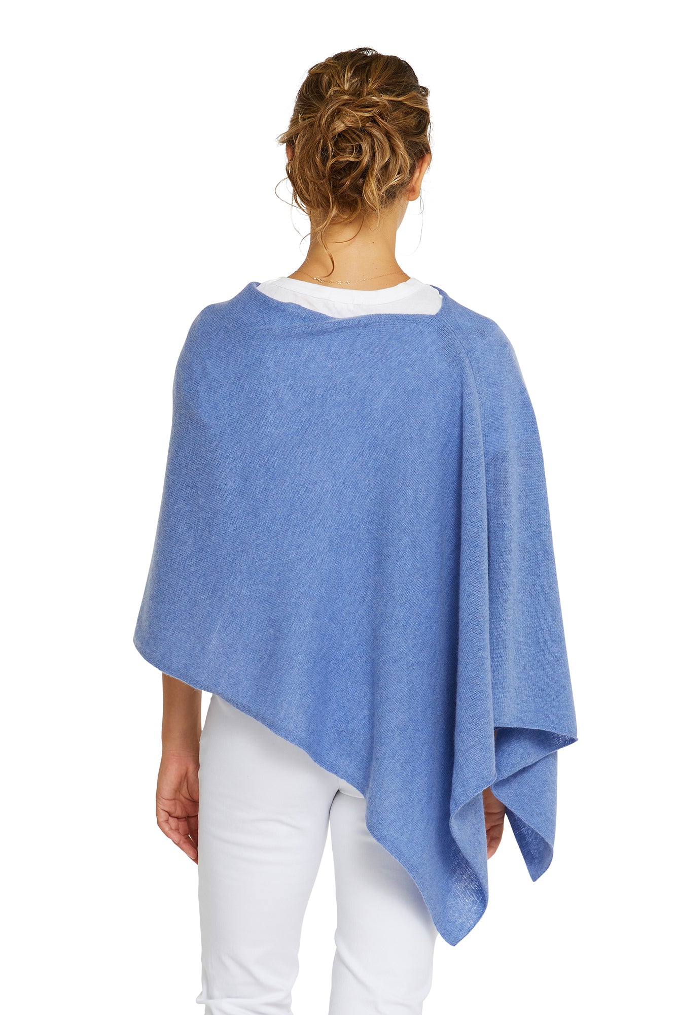 Cornflower Blue Cashmere Topper