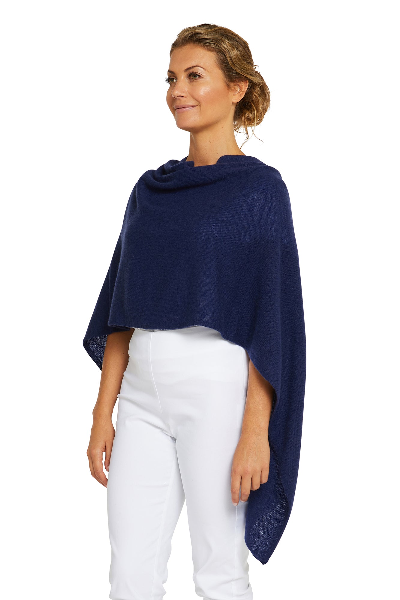 Midnight Cashmere Topper