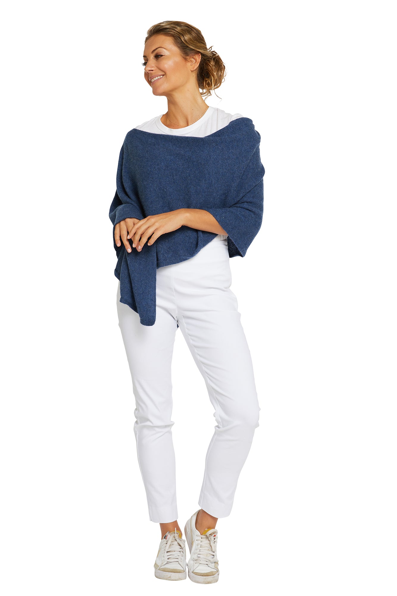 Denim Cashmere Topper