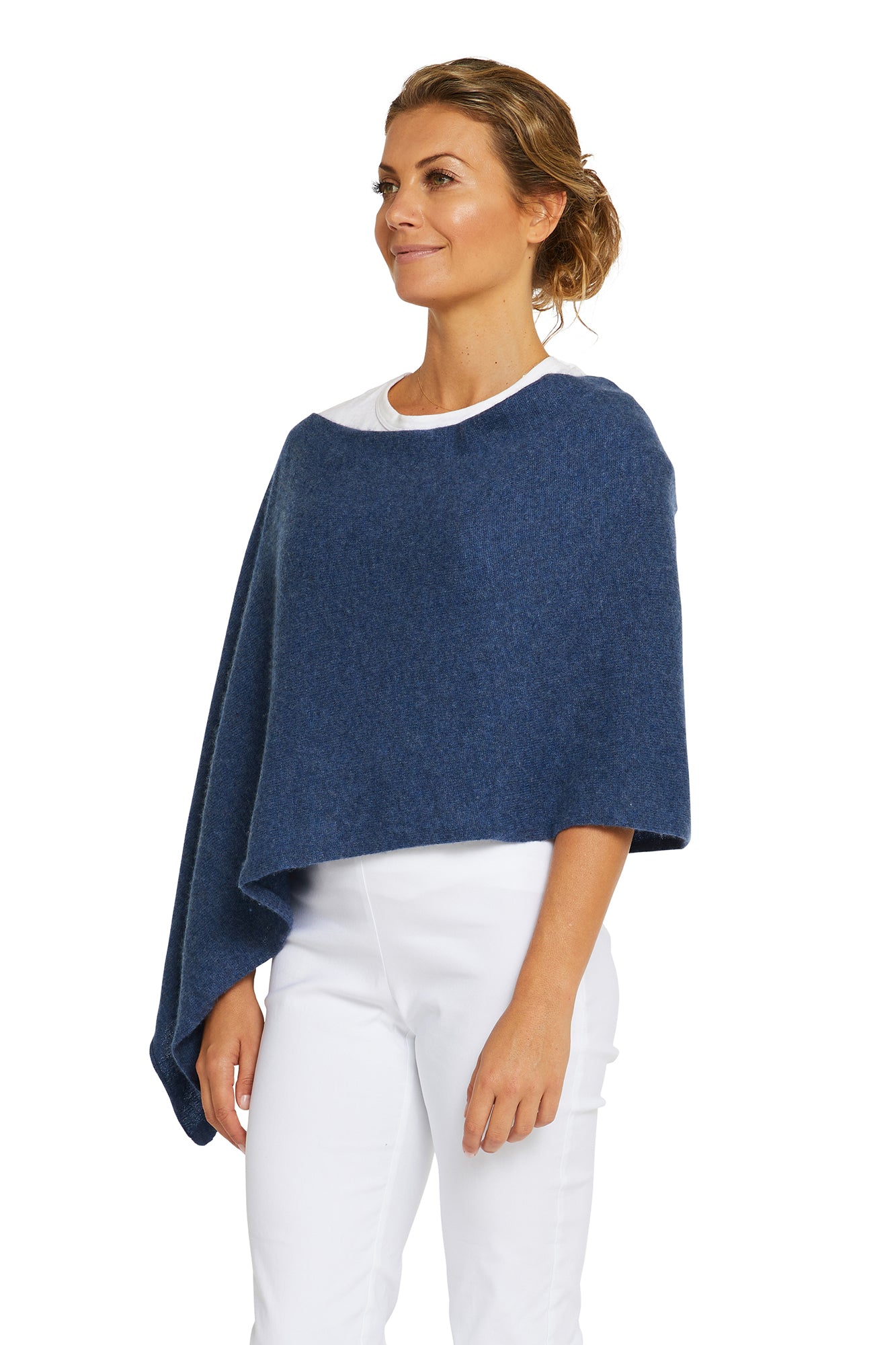 Denim Cashmere Topper