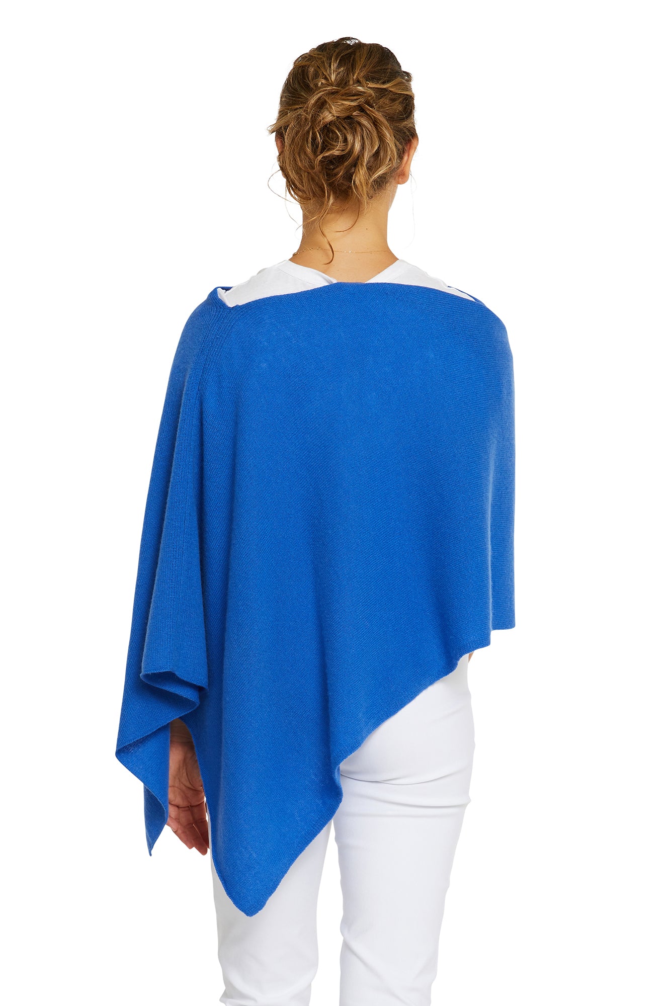 Cruise Blue Cashmere Topper