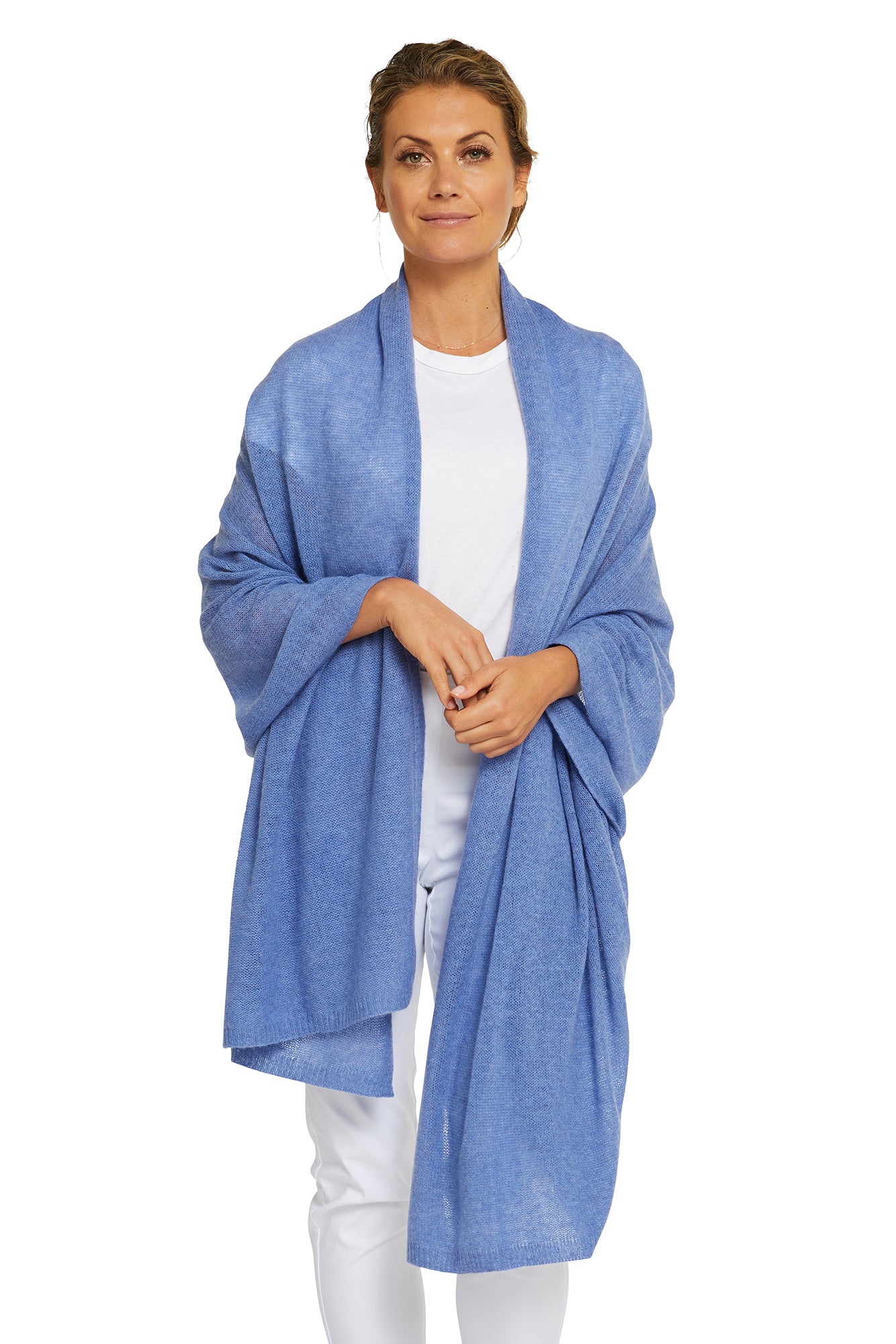 Cornflower Blue Lightweight Wrap